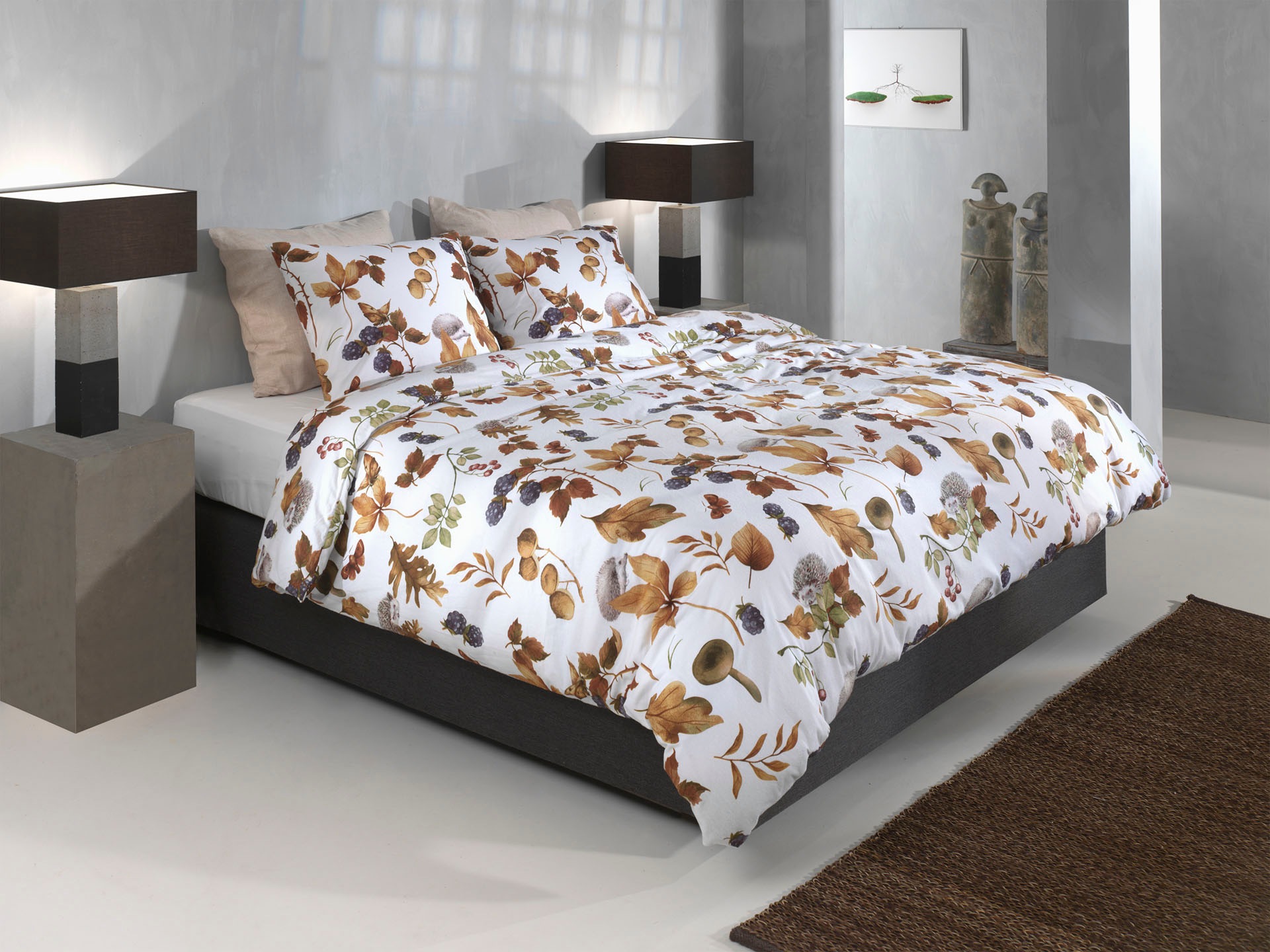 ZO HOME Bettwäsche "Castagno" 2 Stk. Bettwäsche aus 100% Baumwolle, hochwer günstig online kaufen