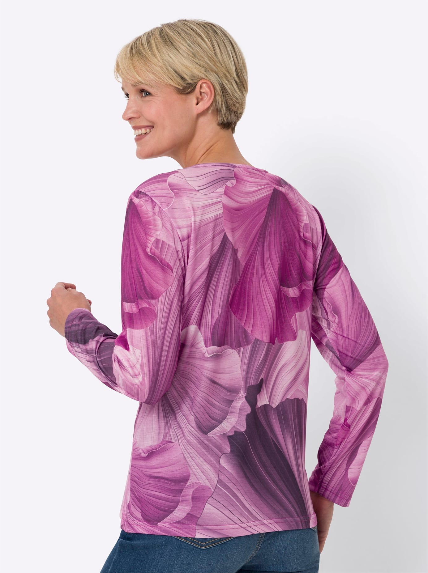 Classic Basics Langarmshirt "Druck-Shirt" 1 Stk. tlg. günstig online kaufen