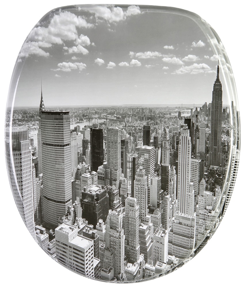 Sanilo WC-Sitz »Skyline New York«, mit Absenkautomatik