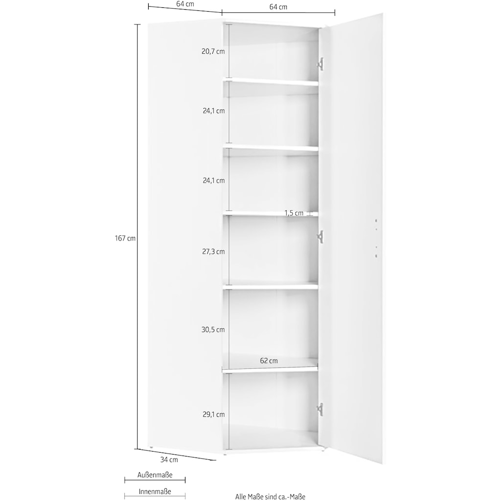 Procontour Mehrzweckschrank »Clara«