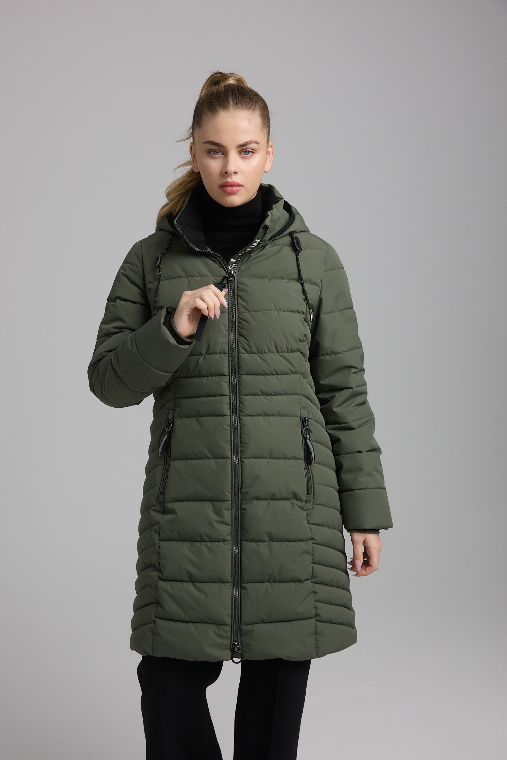 MANISA Steppmantel, mit Stehkragen und Reißverschluss günstig online kaufen