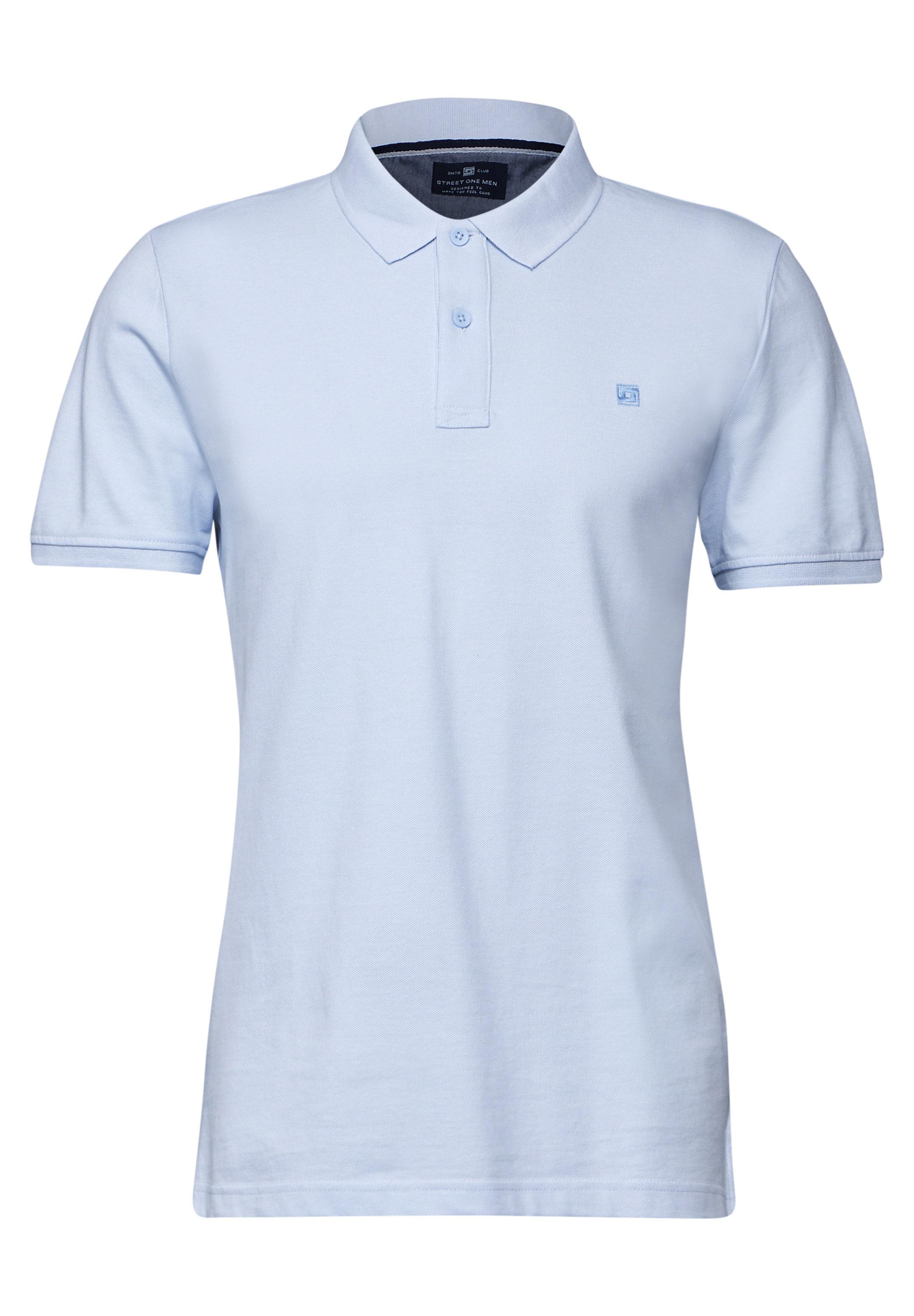 STREET ONE MEN Poloshirt, aus reiner Baumwolle