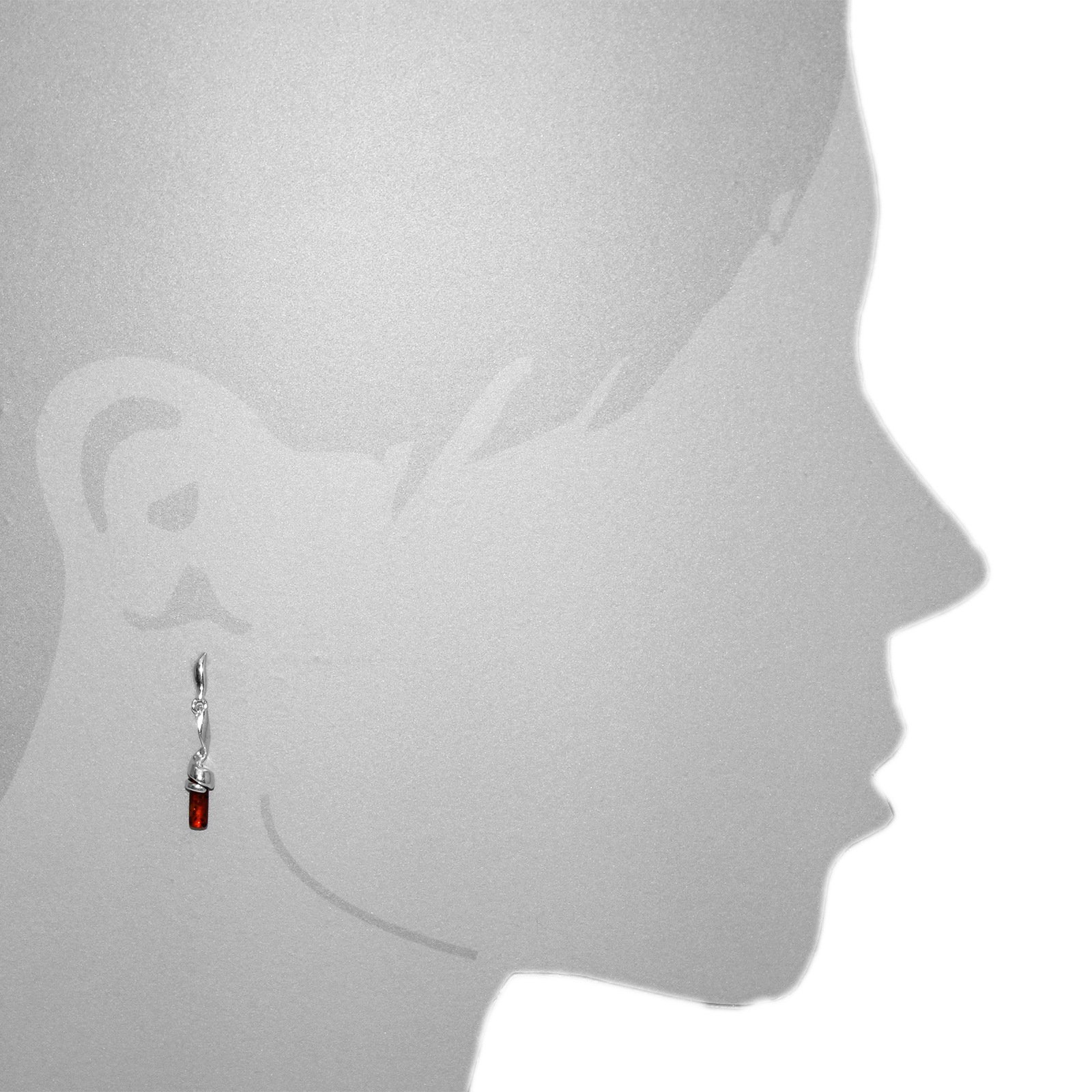 OSTSEE-SCHMUCK Paar Ohrhänger »- Ella - Silber 925/000 - Bernstein«