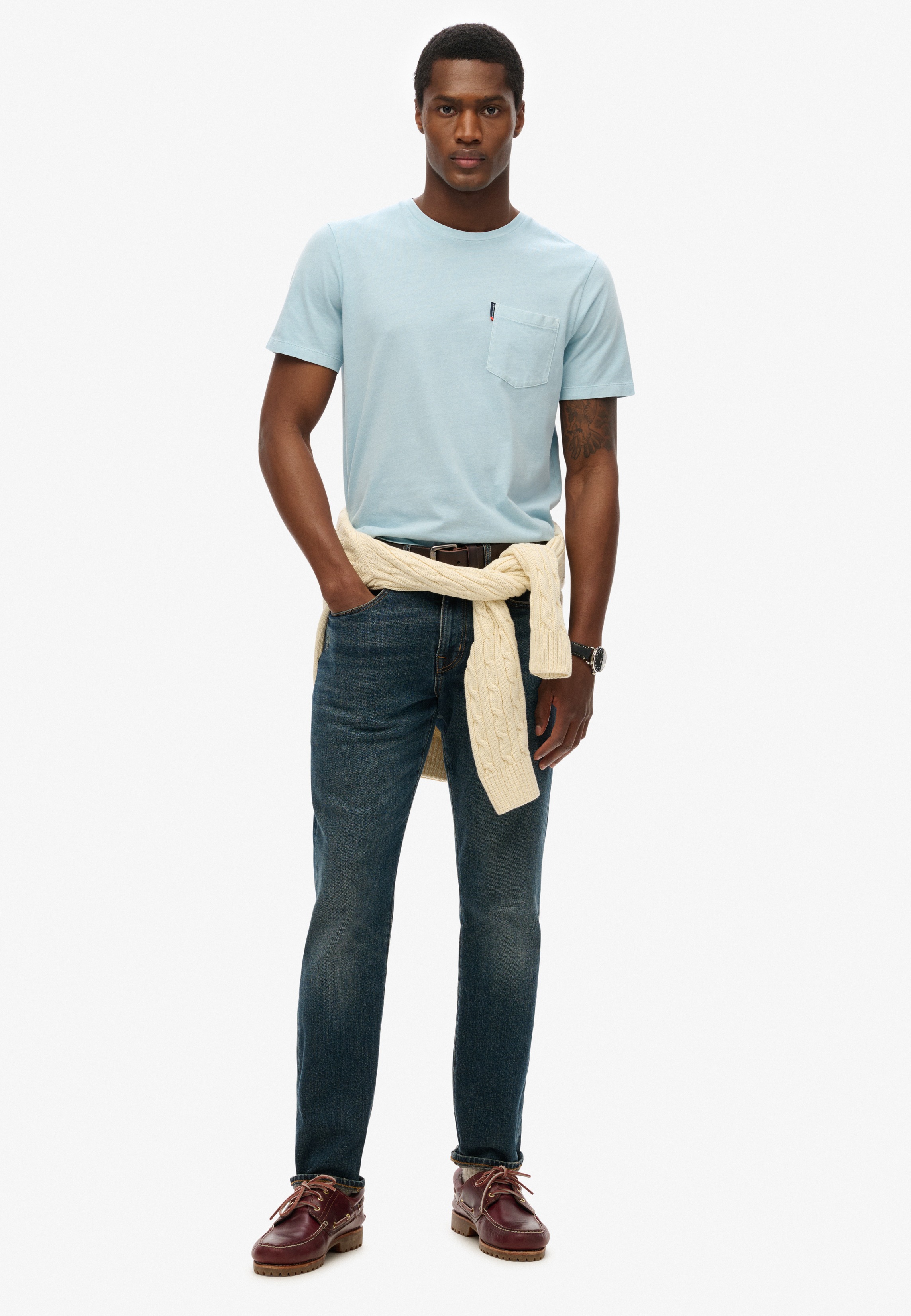 Thumbnail - Superdry Rundhalsshirt "CLASSIC ESSENTIAL POCKET TEE", mit stylischer, aufgesetzter Brusttasche