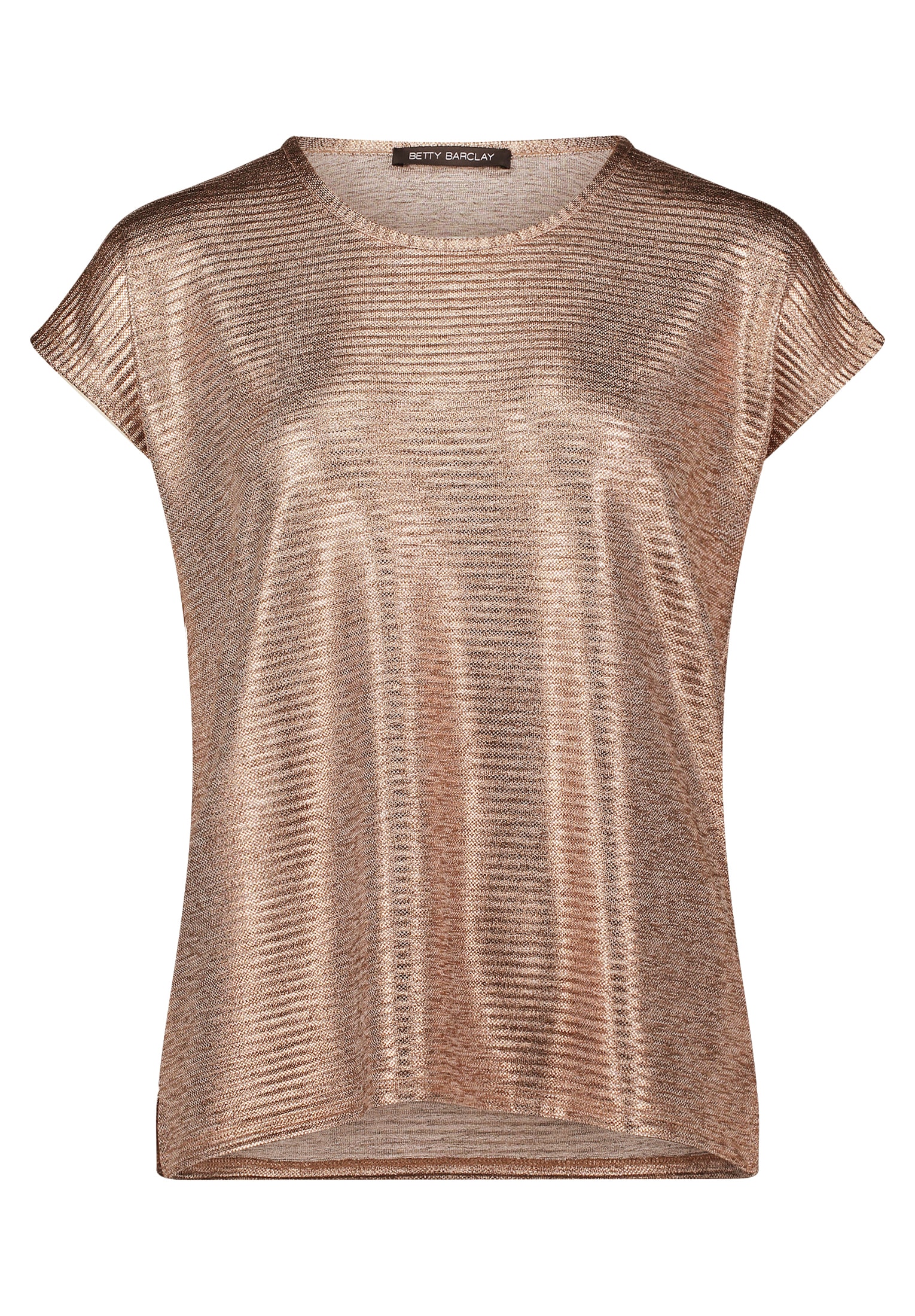 Betty Barclay Kurzarmshirt »Betty Barclay Casual-Shirt mit Glanzeffekt«, (1 tlg.)