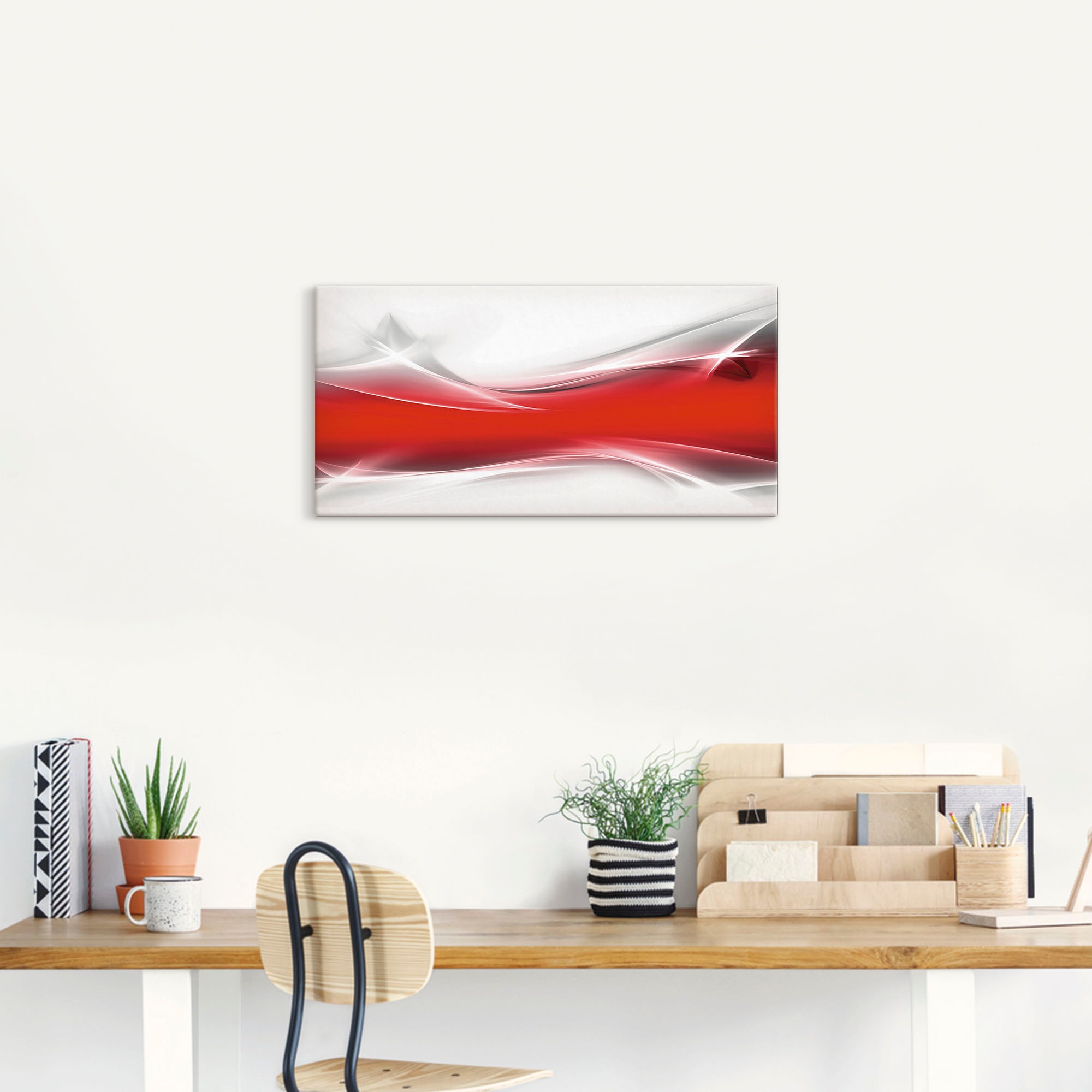 Artland Wandbild "Kreatives Element" Gegenstandslos 1 Stk. tlg. auf Holzrah günstig online kaufen