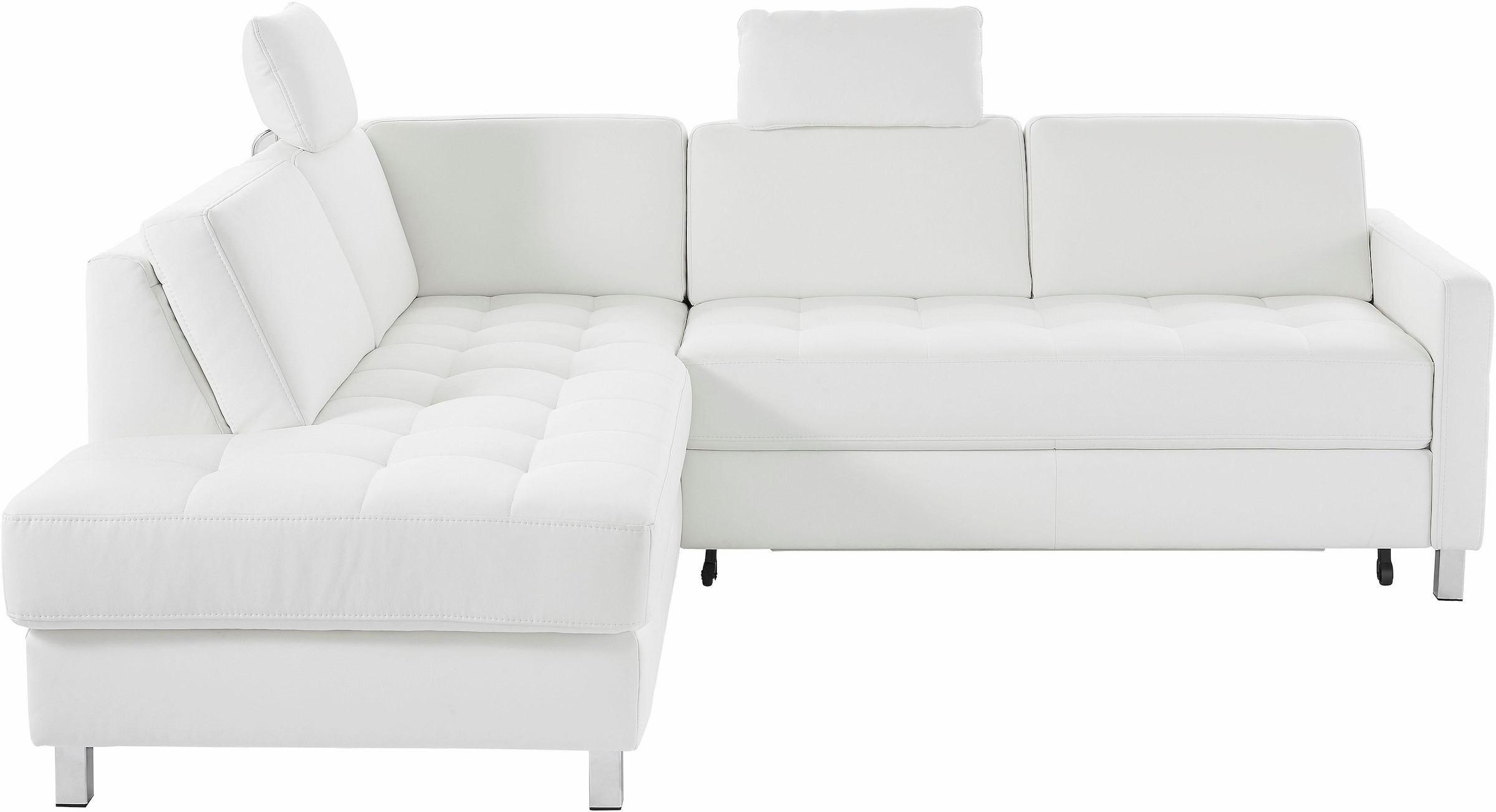 sit&more Ecksofa "Pablo L-Form" wahlweise mit Schlaffunktion