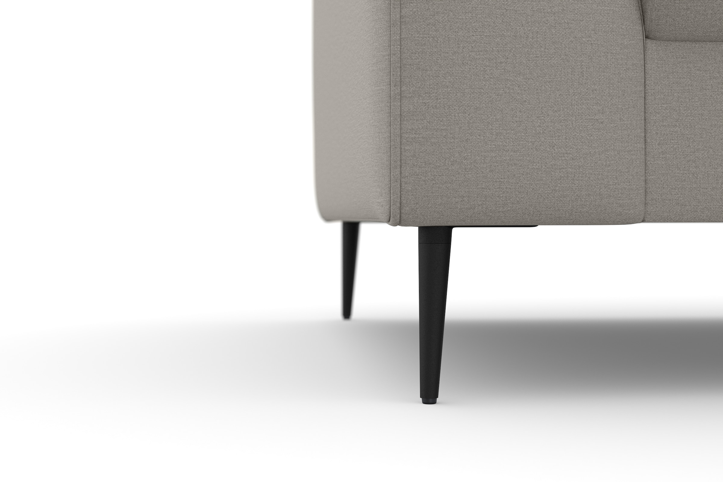 DOMO collection Ecksofa »Modica kompakt und elegant, Breite 244, L-Form«, moderne Optik mit extrabreiter Recamiere, auch in Cord