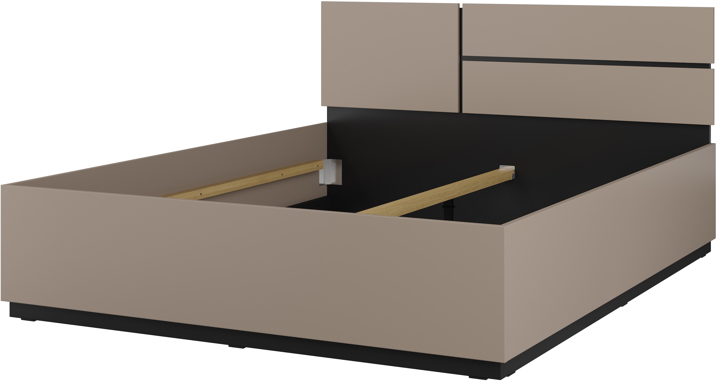 INOSIGN Bettgestell »Cross, moderner Bettrahmen«, Doppelbett in zwei Grössen, stabiles Bettgestell