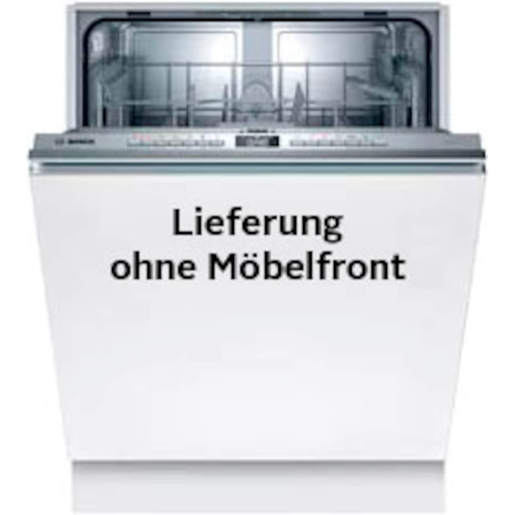 BOSCH vollintegrierbarer Geschirrspüler »SMV4HTX31E«, Serie 4, SMV4HTX31E, 12 Maßgedecke