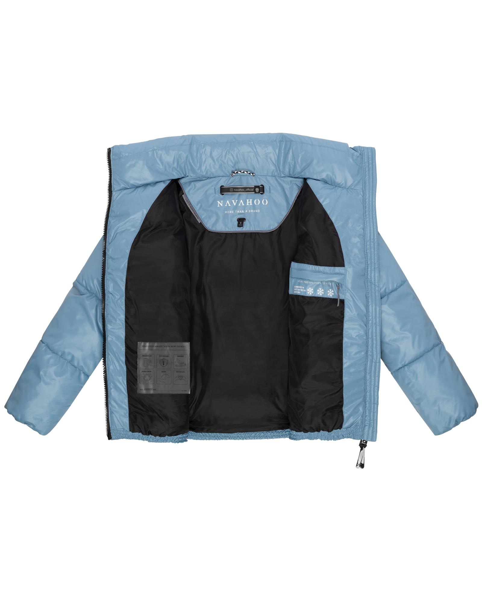 Navahoo Kurzjacke »Eispracht 14«, ohne Kapuze, Kurze gesteppte Damen Winterjacke