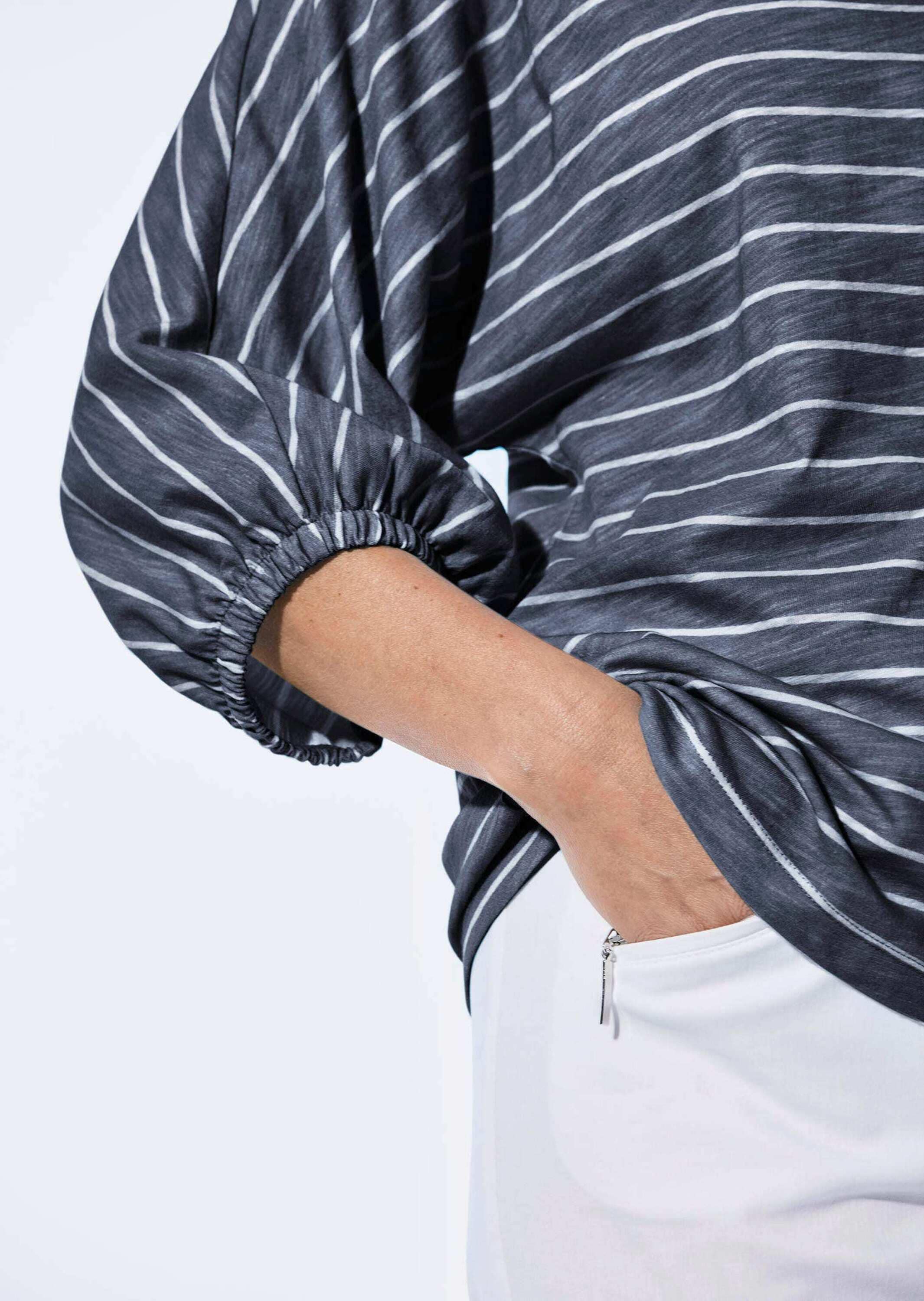 GOLDNER Kurzarmshirt »Kurzgröße Shirt aus Effektgarn«