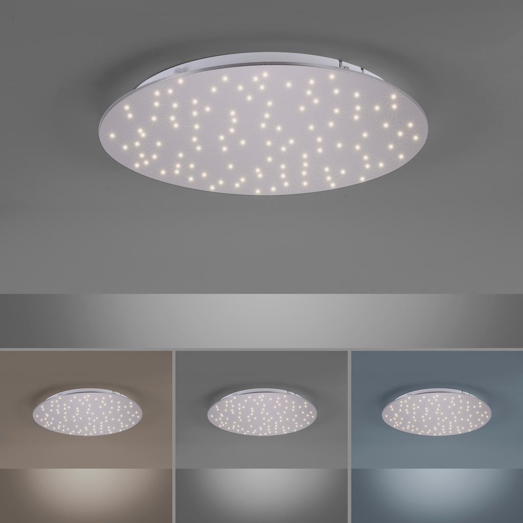 JUST LIGHT LED Deckenleuchte »SPARKLE«, 1 flammig-flammig, CCT - über Fernbedienung