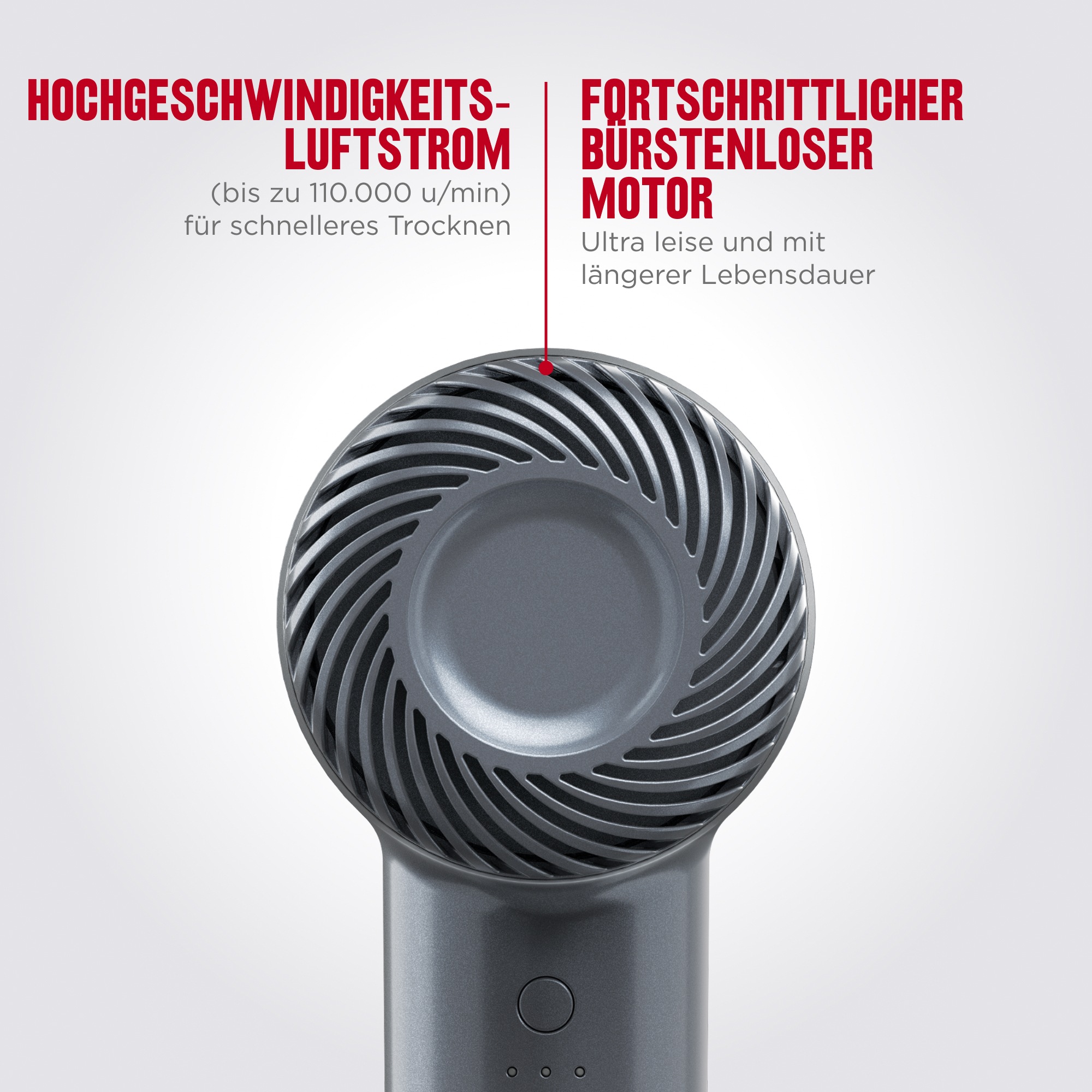 Revlon Haartrockner »One‑Step™ POWERMOVE - Technologie der nächsten Generation, RVDR5378E« 1.600 W 4 Aufsätze ultraleise & leicht bei doppelter Leistung; bürstenloser BLDC-Motor