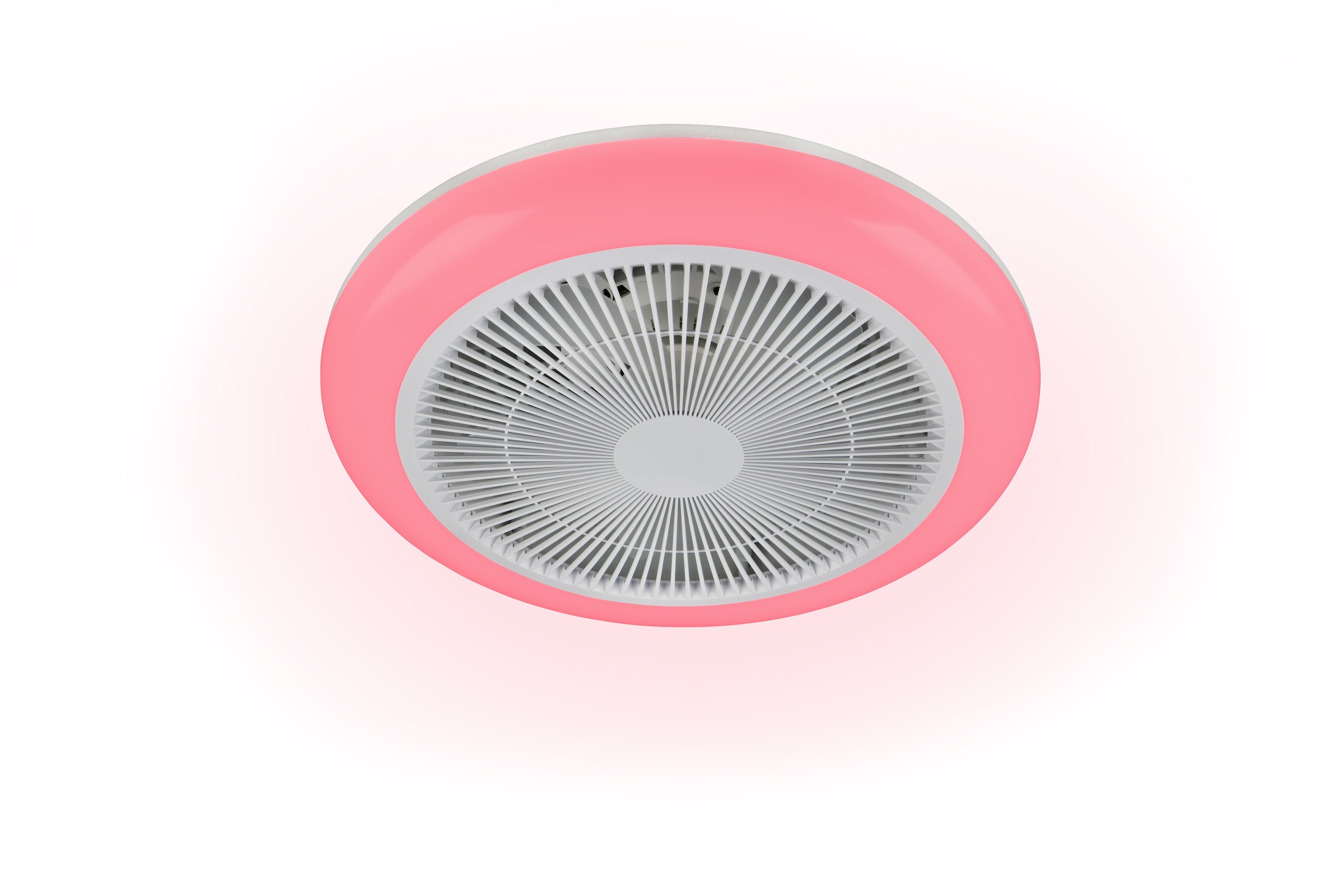 REALITY Leuchten LED Deckenleuchte »HOLMSUND mit Ventilator, Deckenventilator mit RGB Licht Farbwechsel« LED-Board 1 Stk. RGB | warmweiß - kaltweiß 3-Stufen Ventilator Kinderzimmer Fernbedienung dimmen + buntes Licht