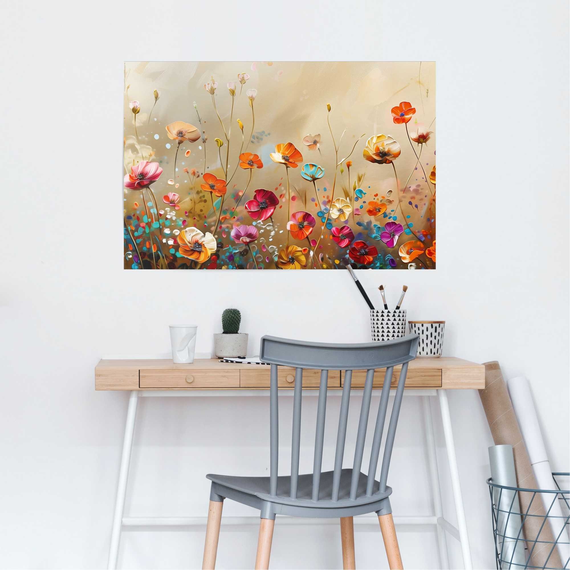 Reinders Poster "Sommerliches Blumenfeld" günstig online kaufen