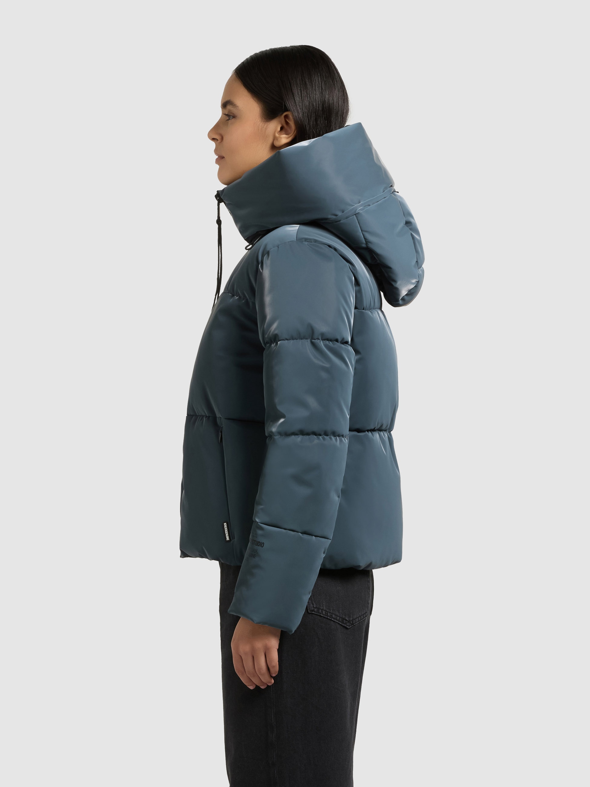 khujo Steppjacke »AUDREY SHINY« mit Kapuze