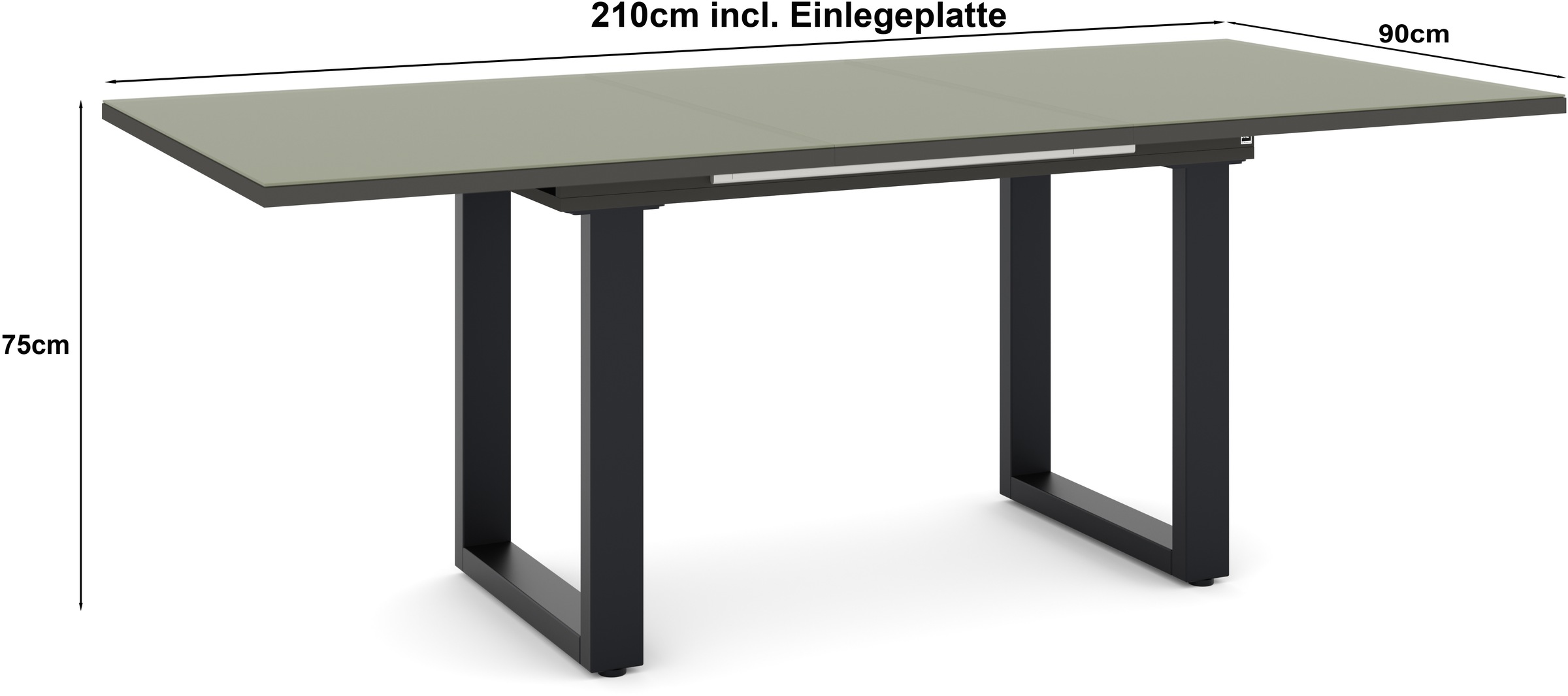 set one by Musterring Esstisch »Reno« 1 Stk. tlg. Mit Vierkantfuß, wählbaren Gestellen und Plattenfarben