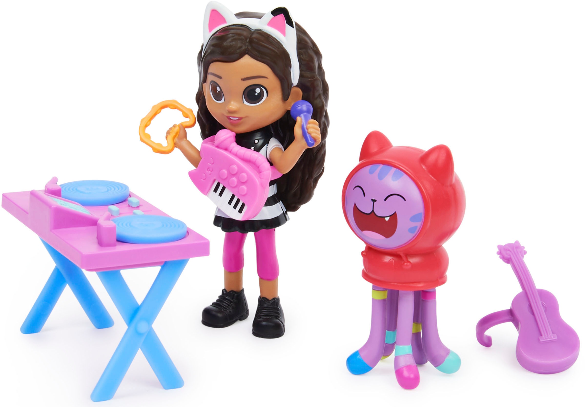 Spin Master Spielwelt »Gabby's Dollhouse - Cat-tivity Pack – Musikset mit DJ Catnip«, Karaoke Party