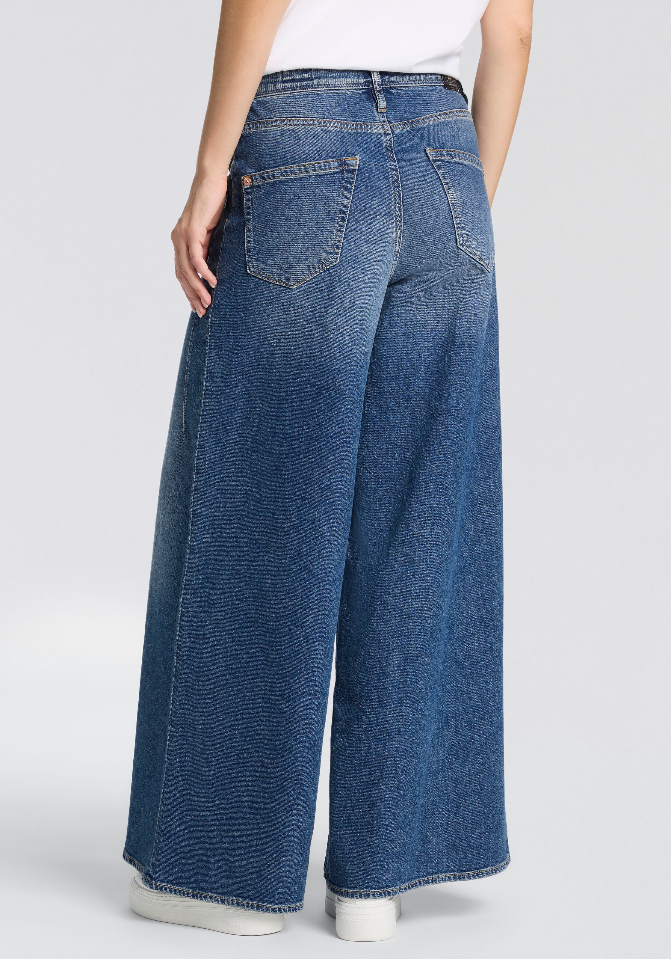 Herrlicher 5-Pocket-Jeans "Shyra Palazzo Denim" mit besonders weitem Bein günstig online kaufen