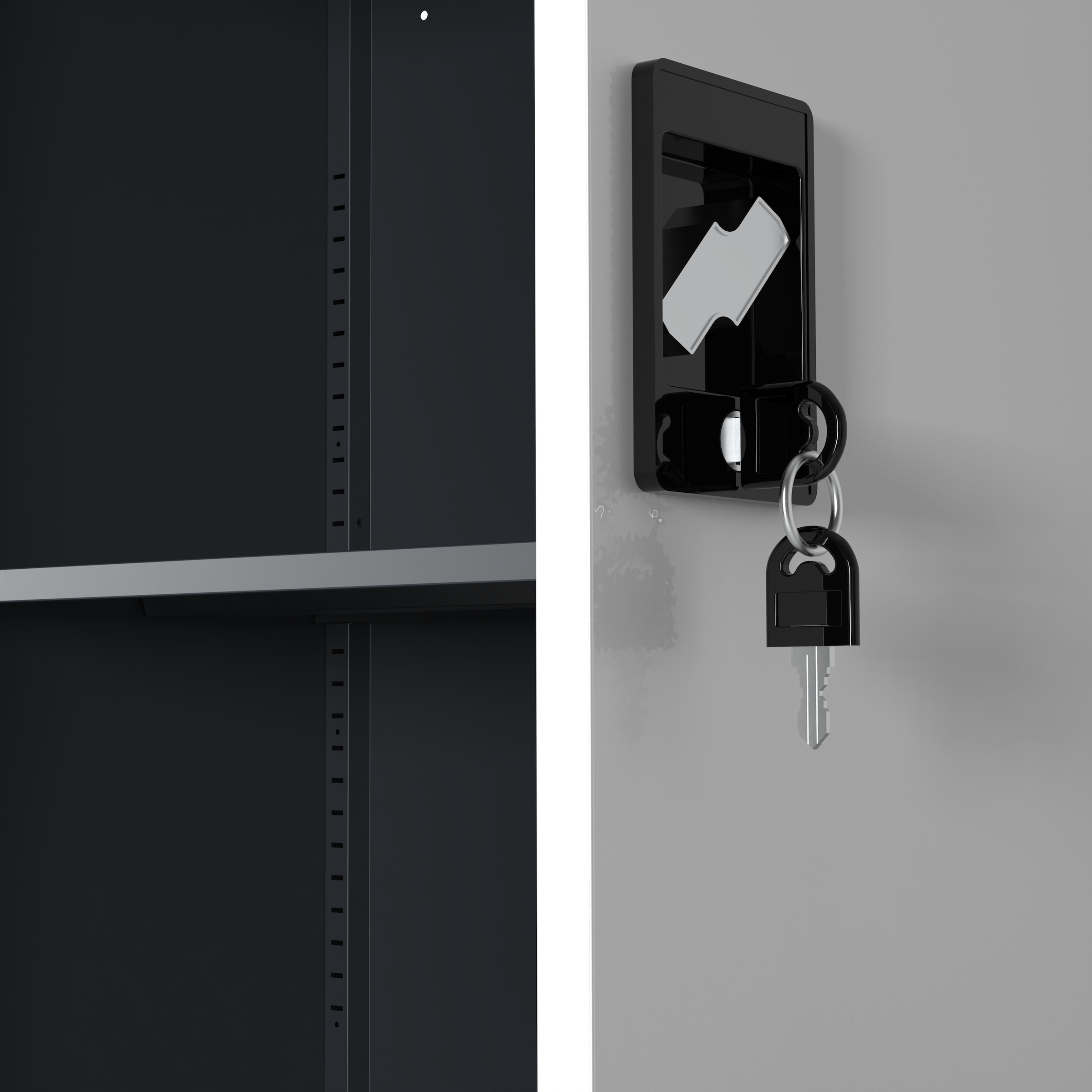 VCM Aktenschrank »Büroschrank Stahlschrank abschließbar Malivo 4fach« 1 Stk. tlg.