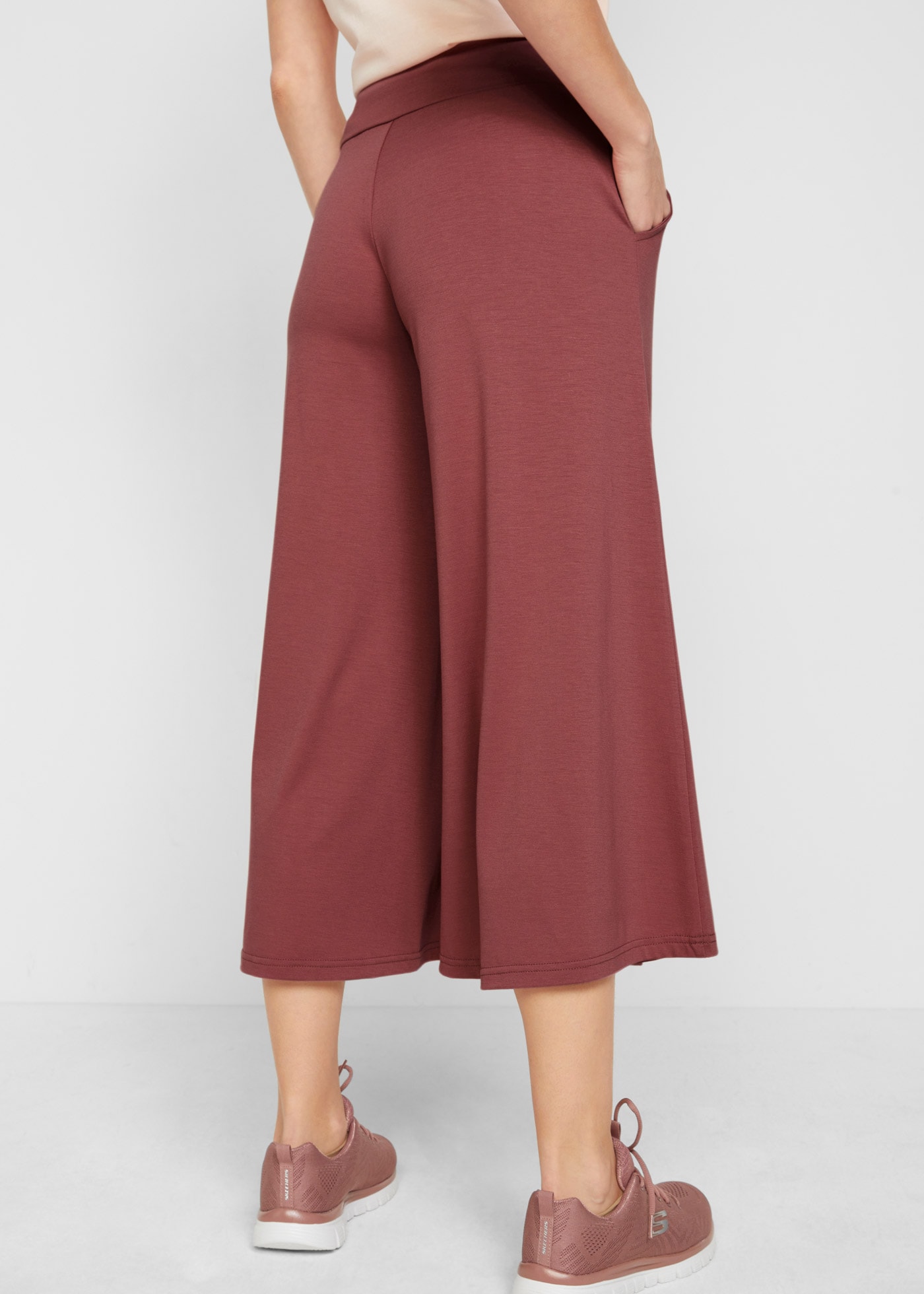 bonprix Culotte  Loungewear Culotte mit weitem Bein