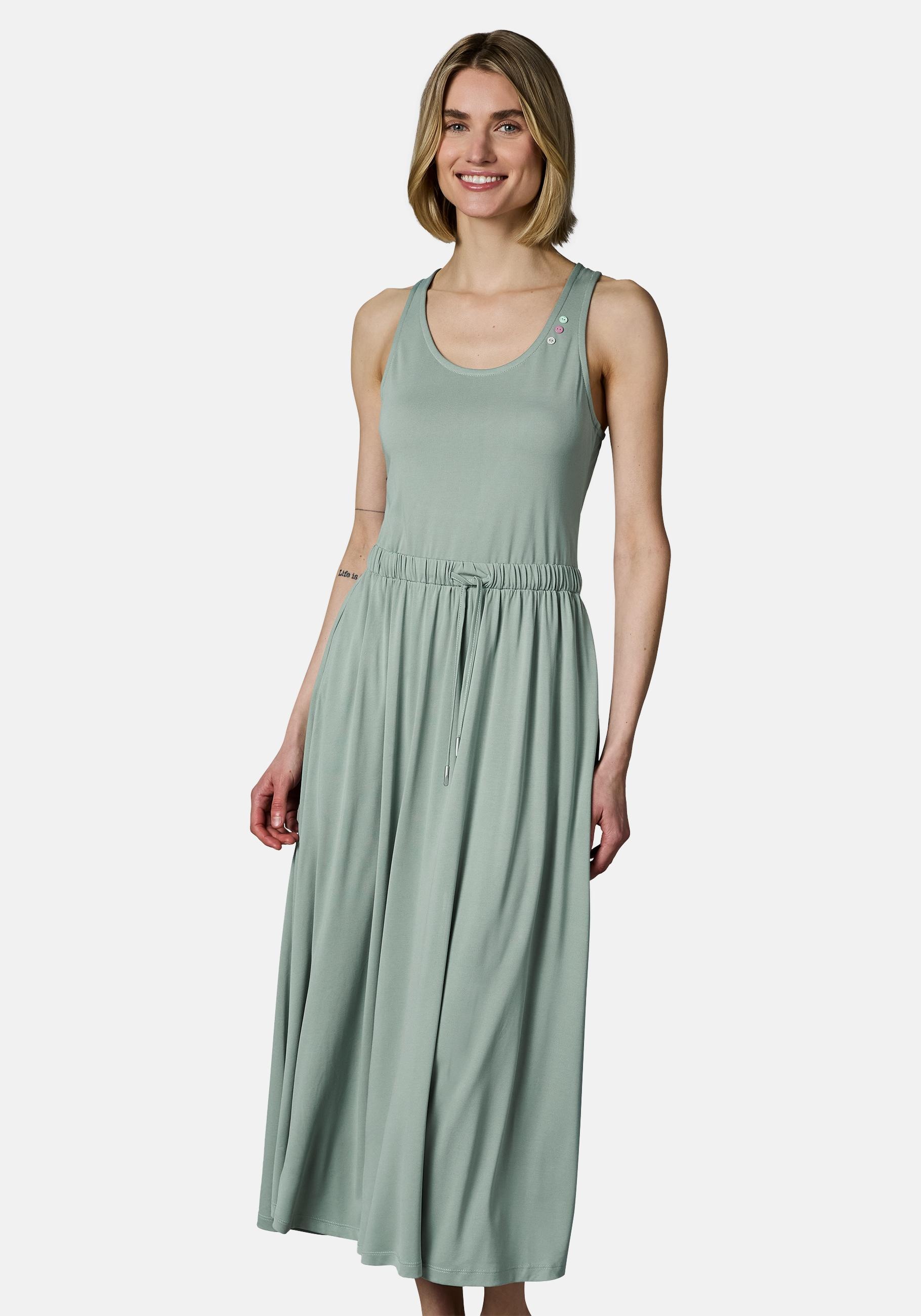 Ragwear Shirtkleid "Mauglia YOUMODO" Eingrifftaschen Sommerkleid mit Trägern und Taillenzugband