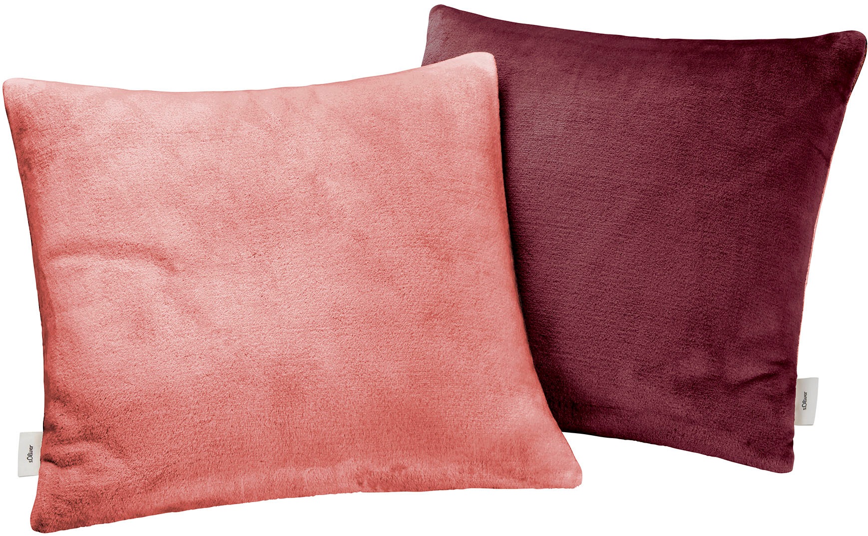 s.Oliver Dekokissen "double soft Kissen s.Oliver" Kissenhüllen ohne Füllung günstig online kaufen