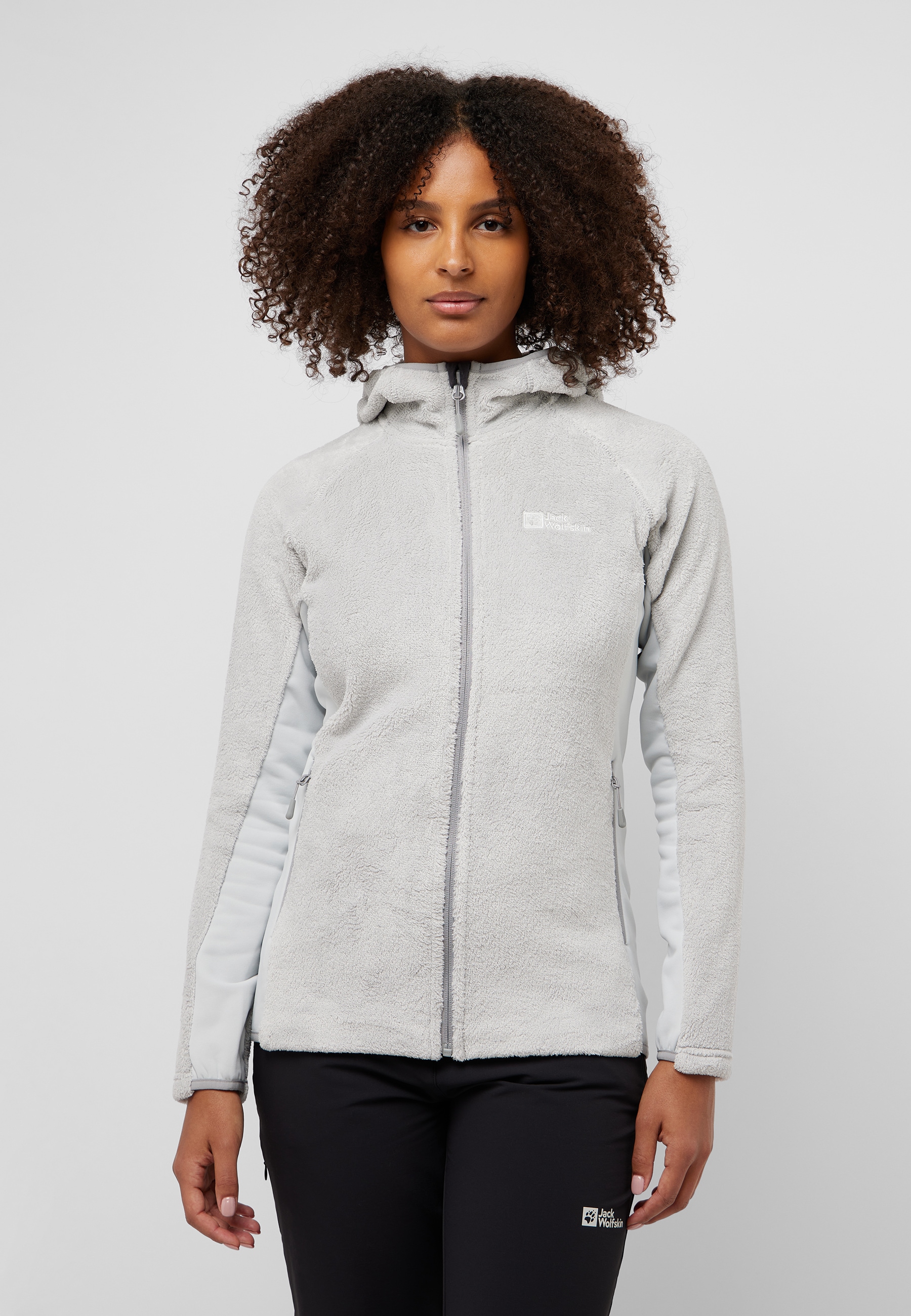 Jack Wolfskin Fleecejacke "ROTWAND HOODED FZ W", mit Kapuze günstig online kaufen