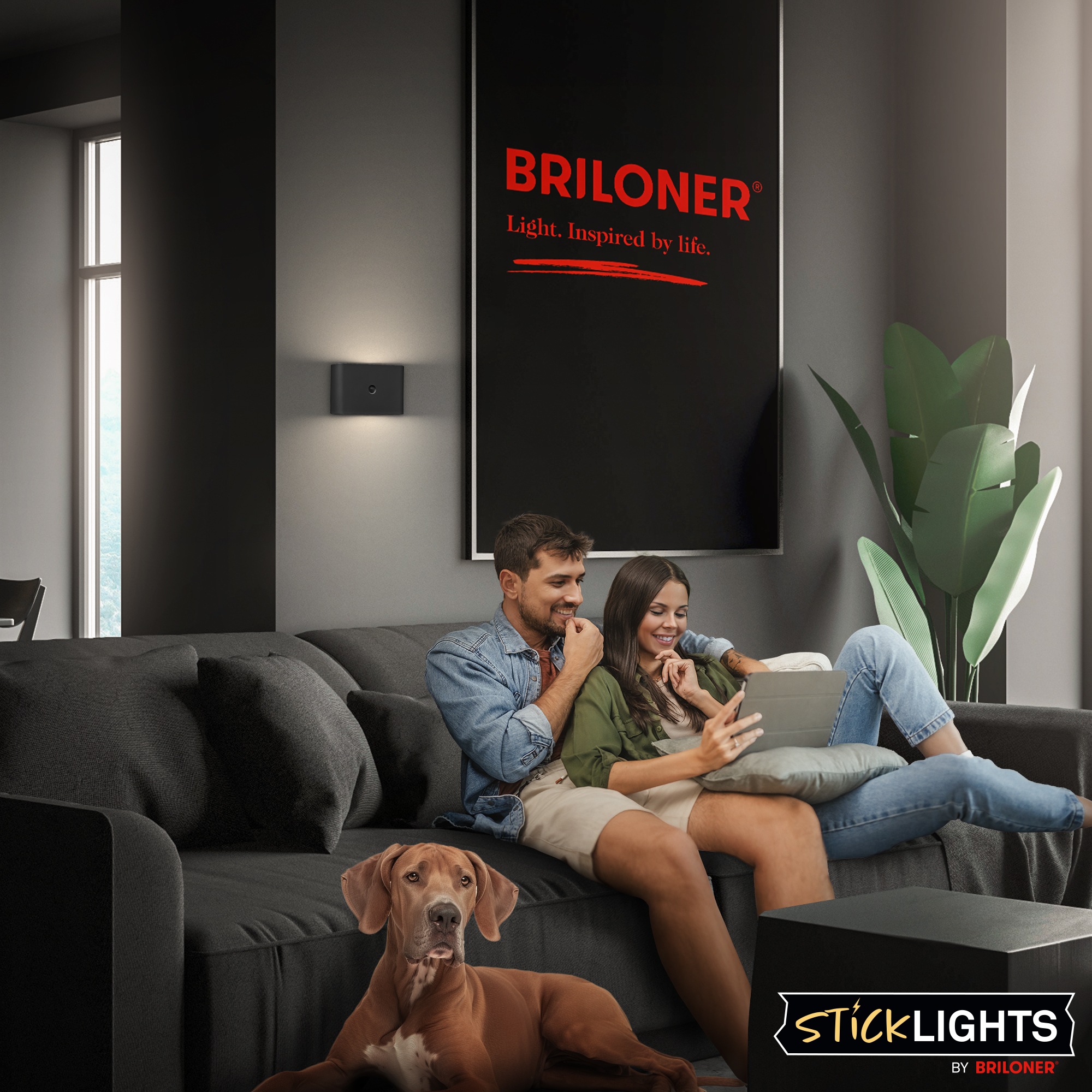 Briloner Leuchten LED Wandleuchte »CHET 3878015«