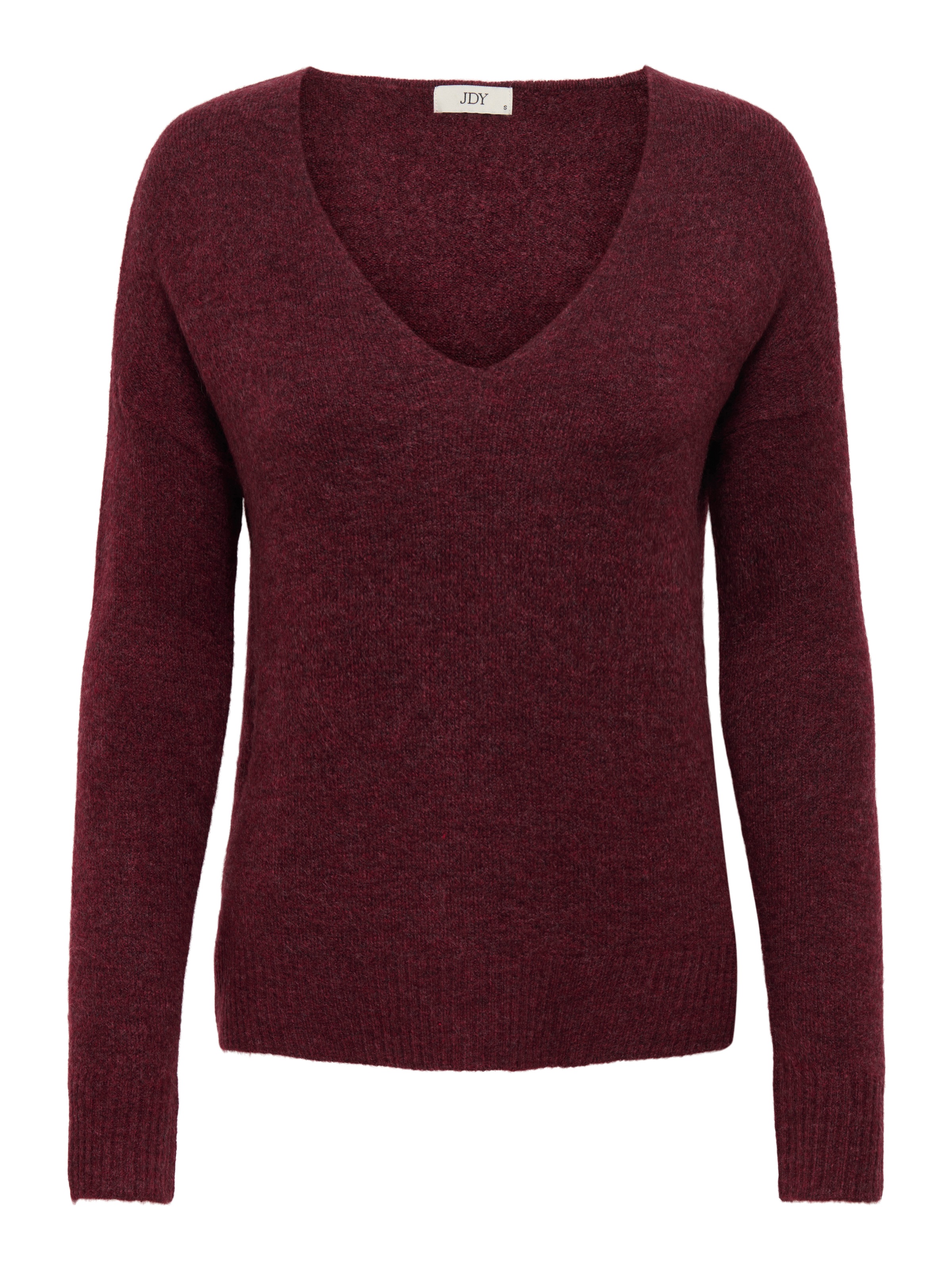 JDY V-Ausschnitt-Pullover »JDYELANORA L/S V-NECK PULLO. KNT NOOS«, mit leicht überschnittenen Schultern