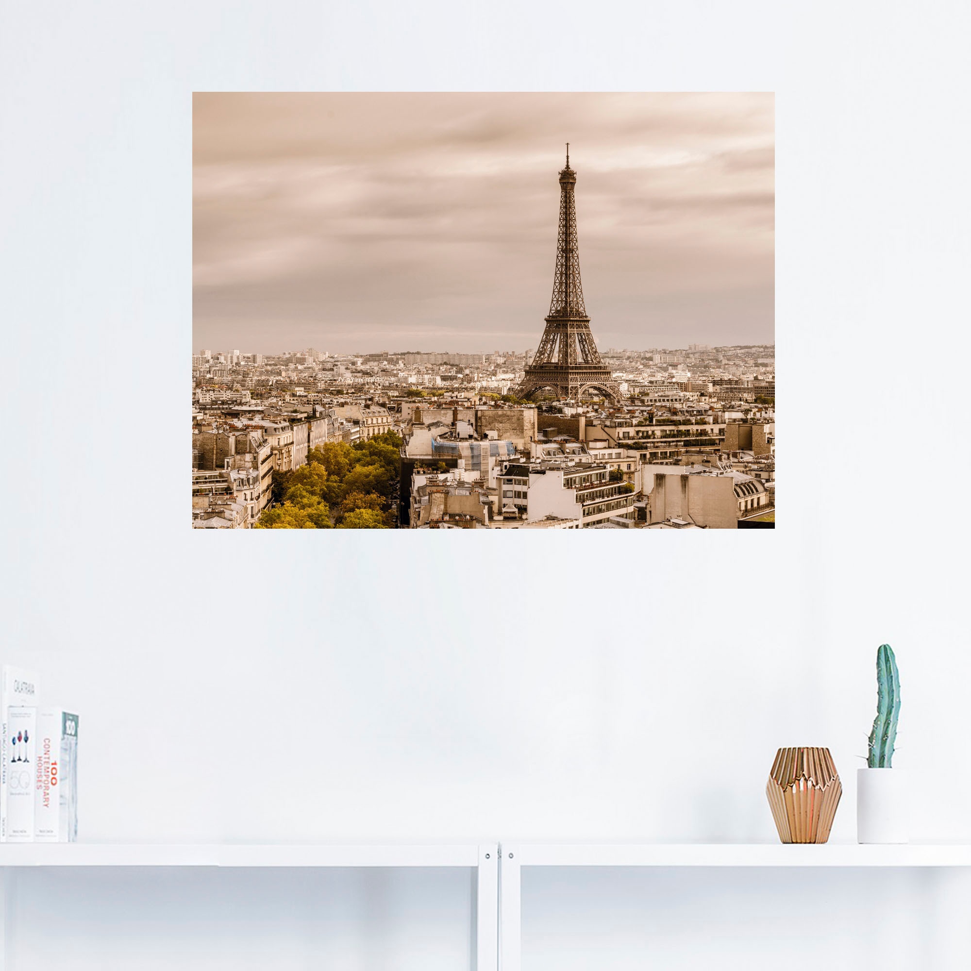 Artland Wandbild als kaufen versch. »Paris I«, in | (1 oder Alubild, Wandaufkleber BAUR Poster Eiffelturm Leinwandbild, Frankreich, St.), Größen