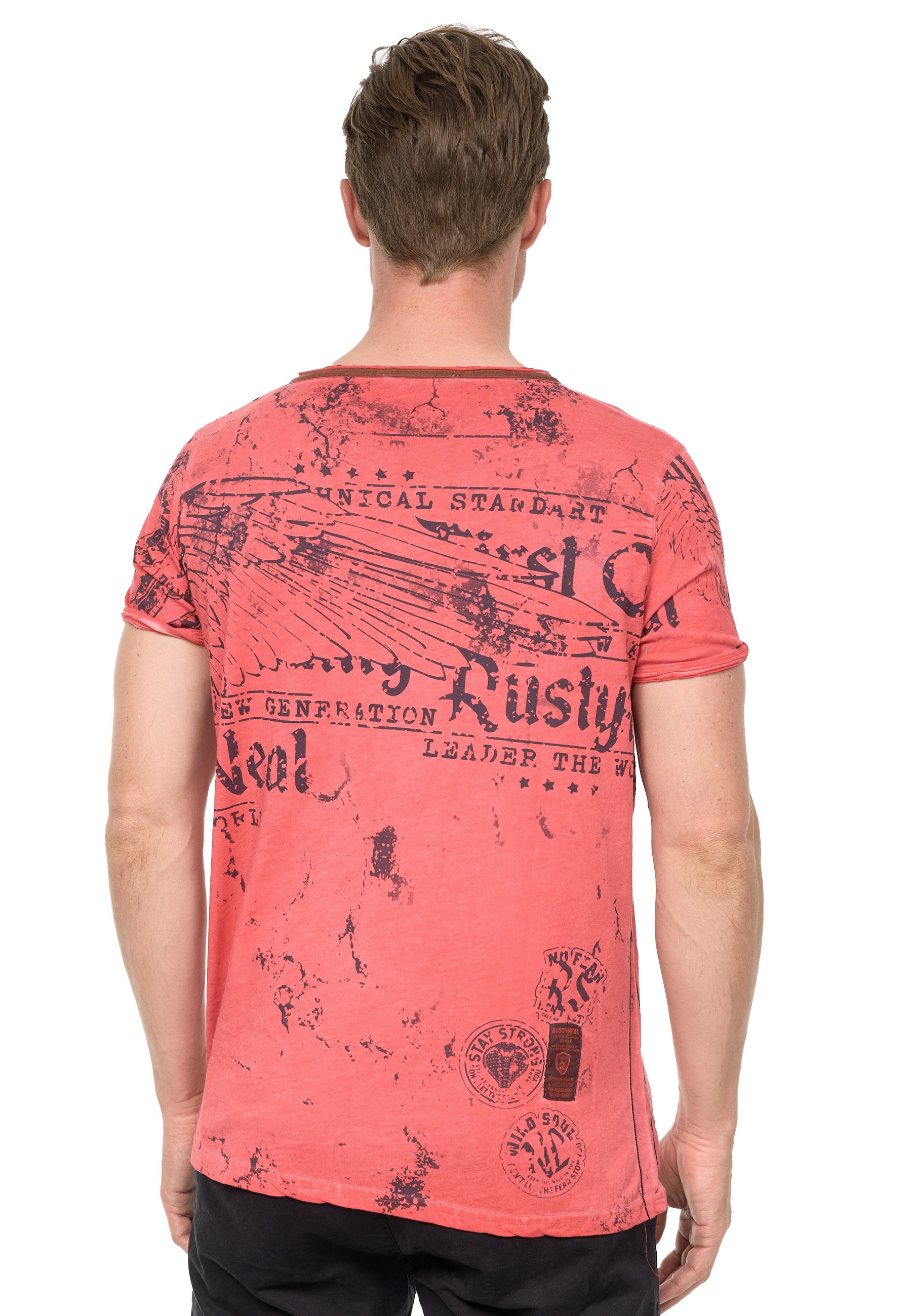 Rusty Neal T-Shirt, mit Allover-Druck