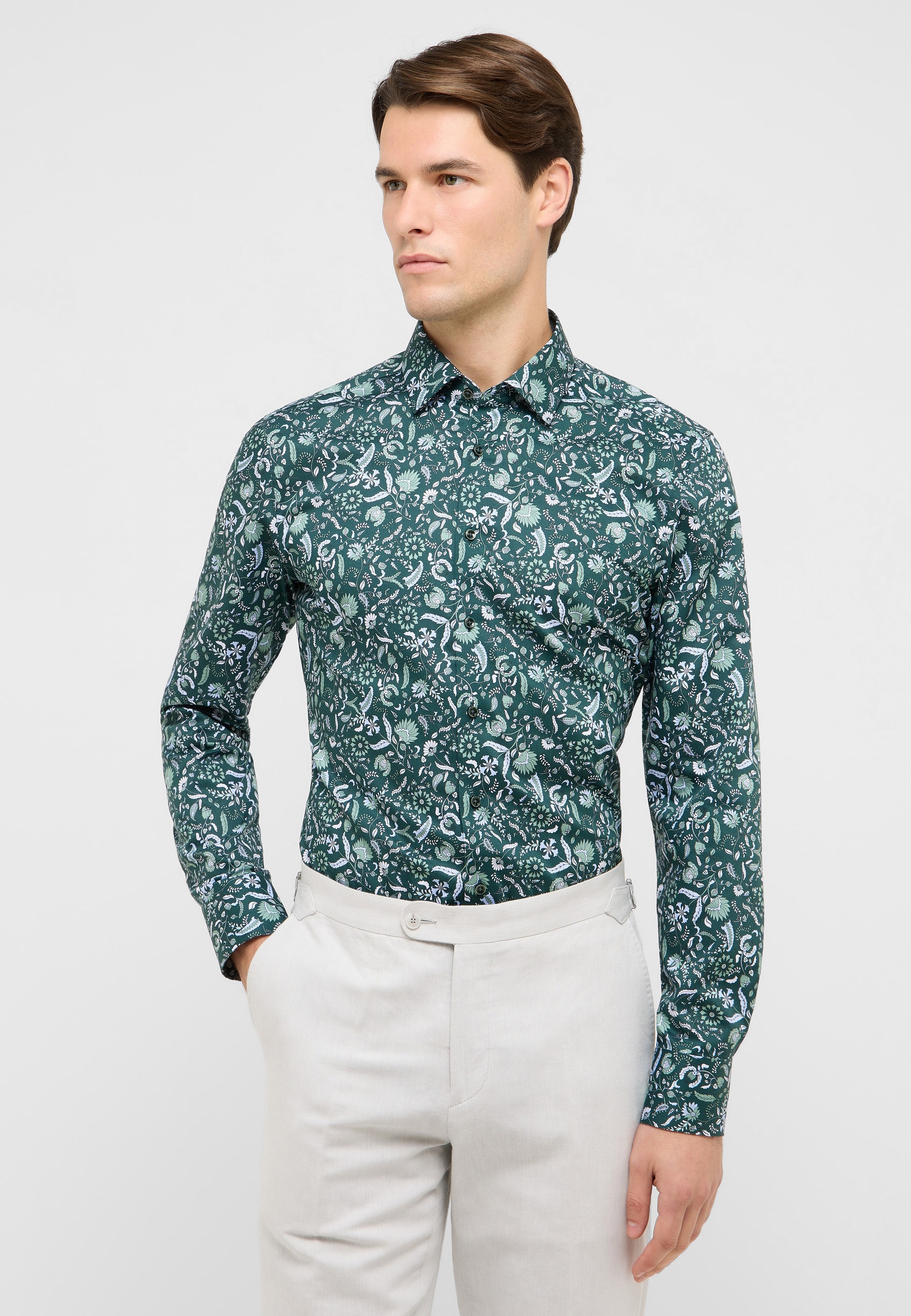 Eterna Langarmhemd "SLIM FIT" NON IRON (bügelfrei) günstig online kaufen