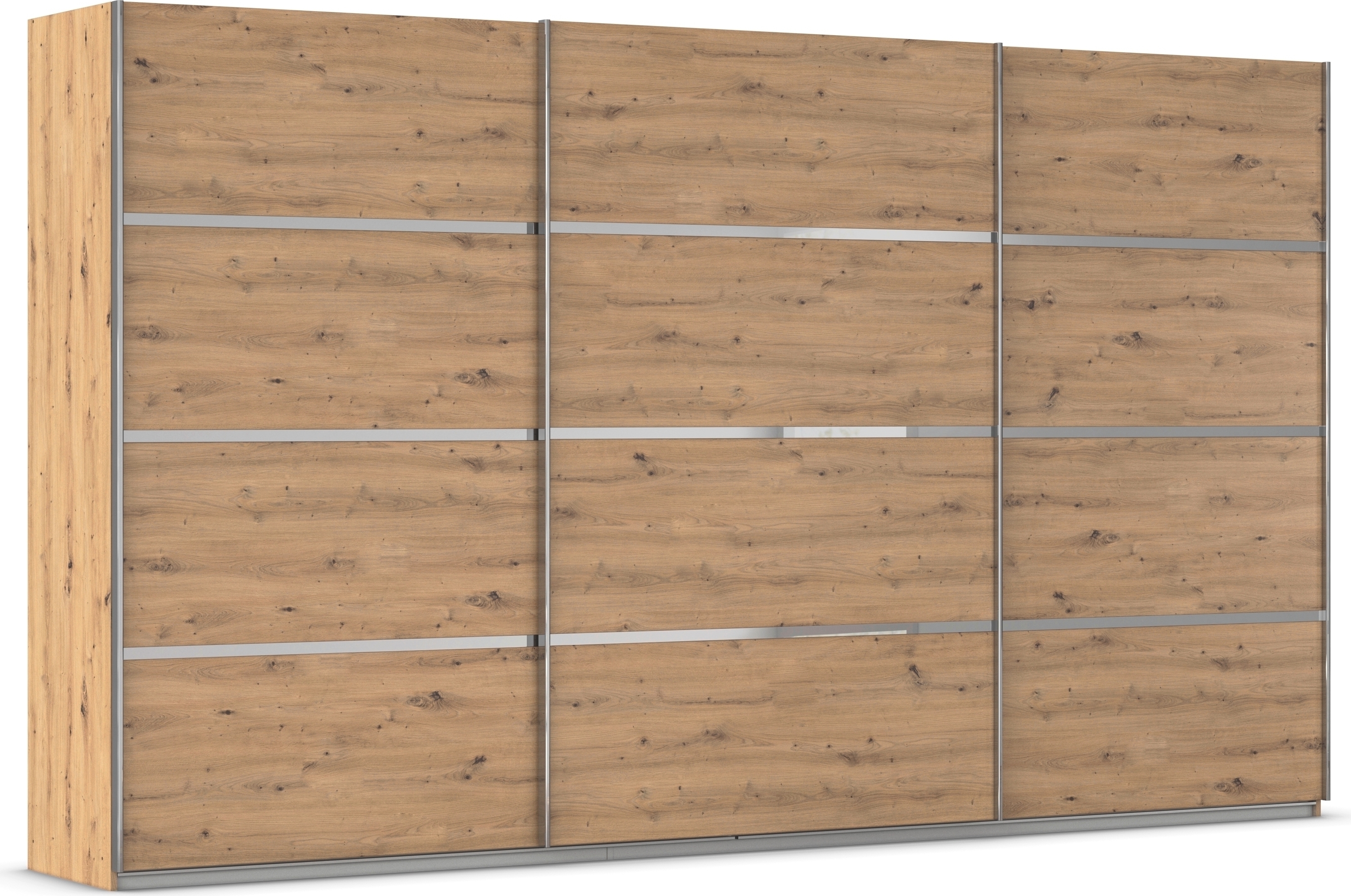 OTTO home Kleiderschrank "Mehrzweckschrank Aktenschrank Möbel Mietswohnung Schlafzimmer AVOLA" 3 verschiedene Ausstattungen BASIC/CLASSIC/PREMIUM (inkl. SOFT-CLOSE), mit eleganten Zierleisten in Chrom, Schwarz oder Weiß MADE IN GERMANY