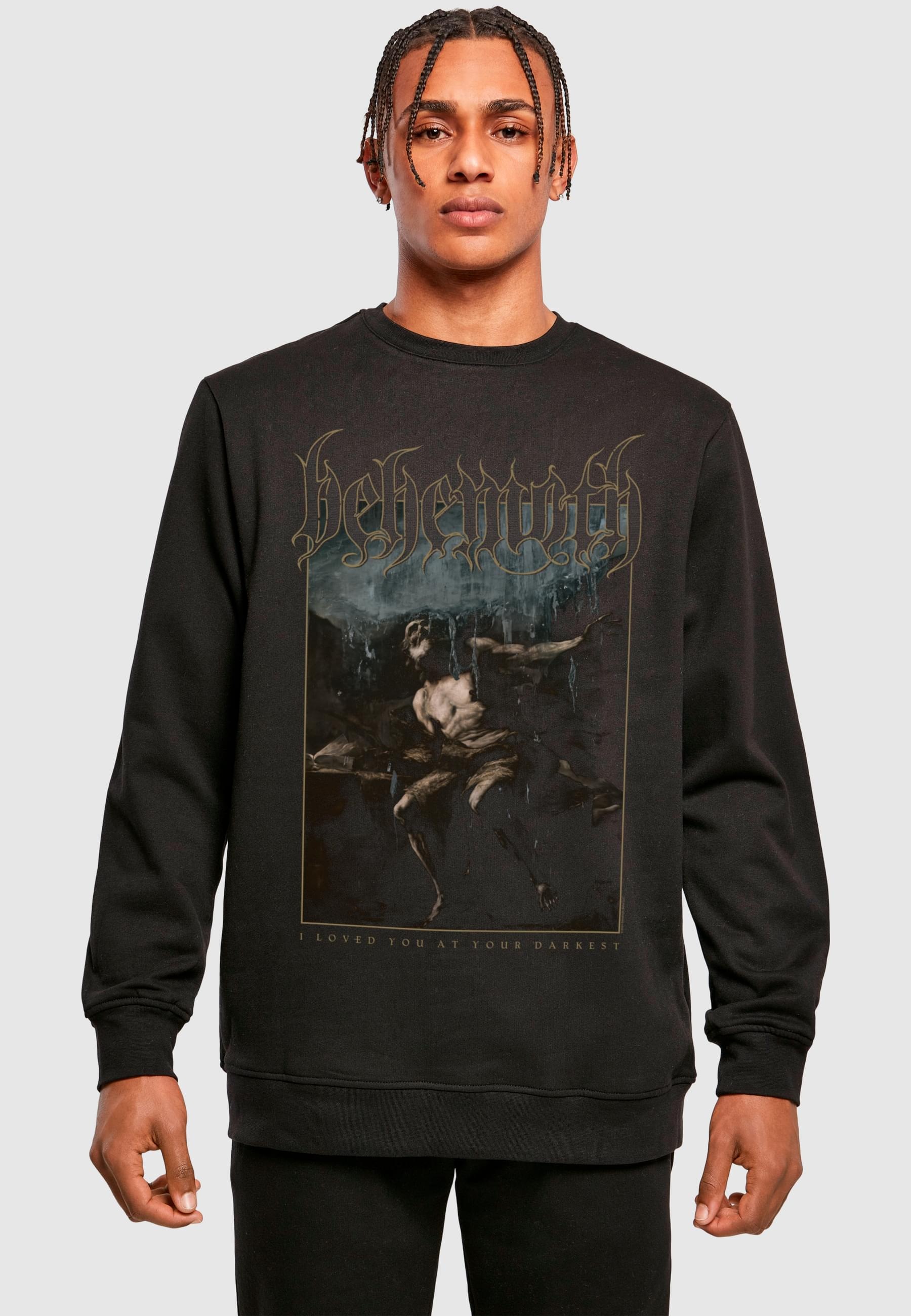 Merchcode Rundhalspullover »Merchcode Behemoth - Ilyayd Cover Fleece Crewneck«, (1 tlg.)