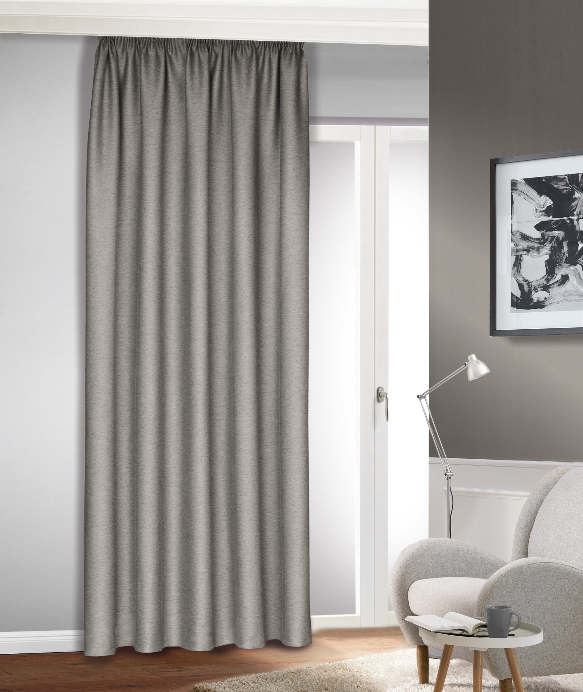 HOMING Vorhang "Tia" Kräuselband 1 Stk. tlg. Fertigschal günstig online kaufen