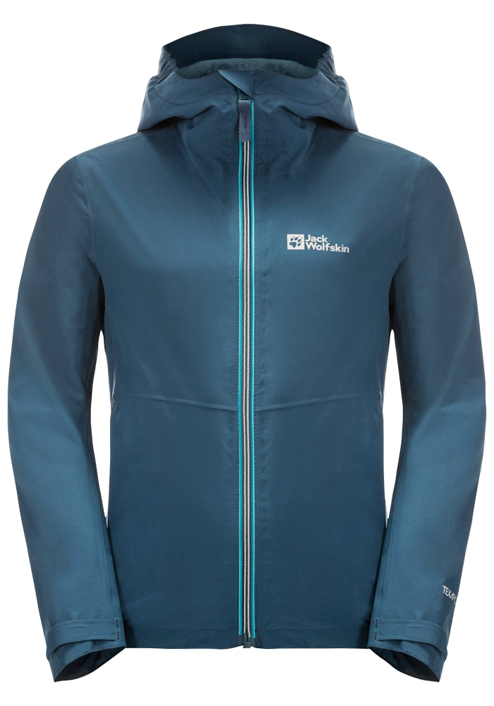 Jack Wolfskin Regenjacke "JWP SHELL K", mit Kapuze