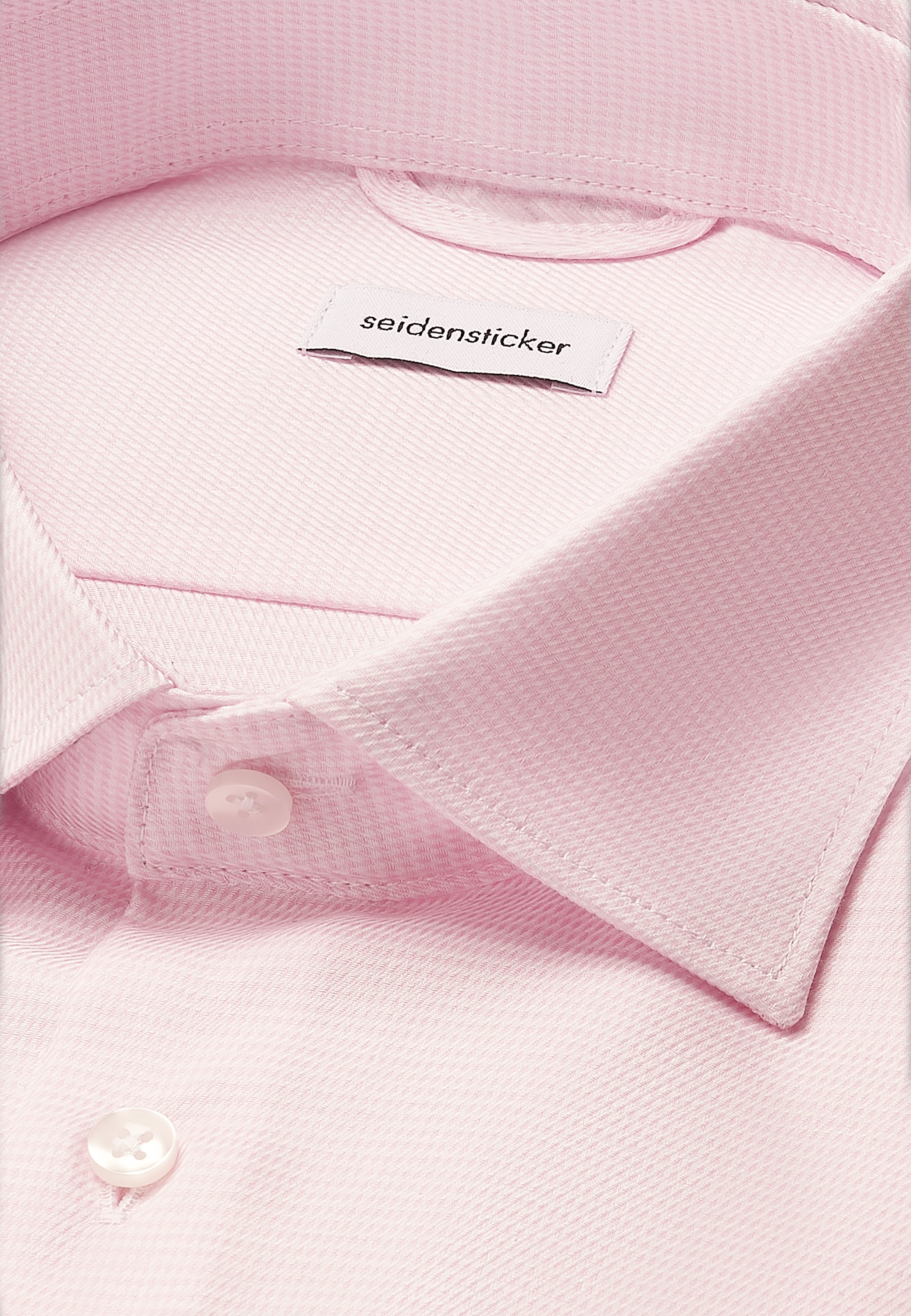 seidensticker Businesshemd »Schwarze Rose«, Slim 1/1 Kentkragen Struktur