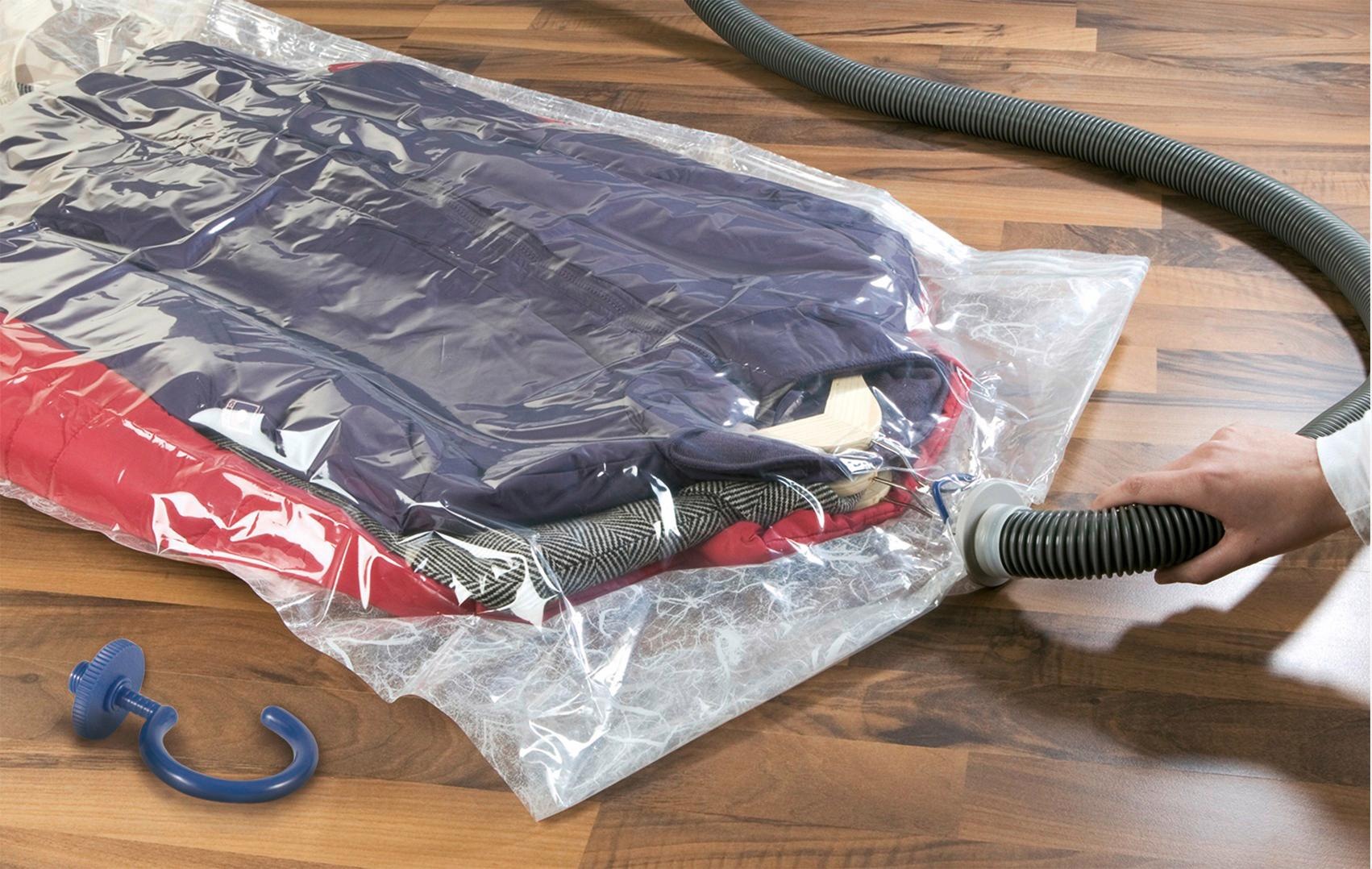 WENKO Kleidersack "Vakuum Größe L & XL", (Set, 2 St.), Vakuumbeutel für Kle günstig online kaufen