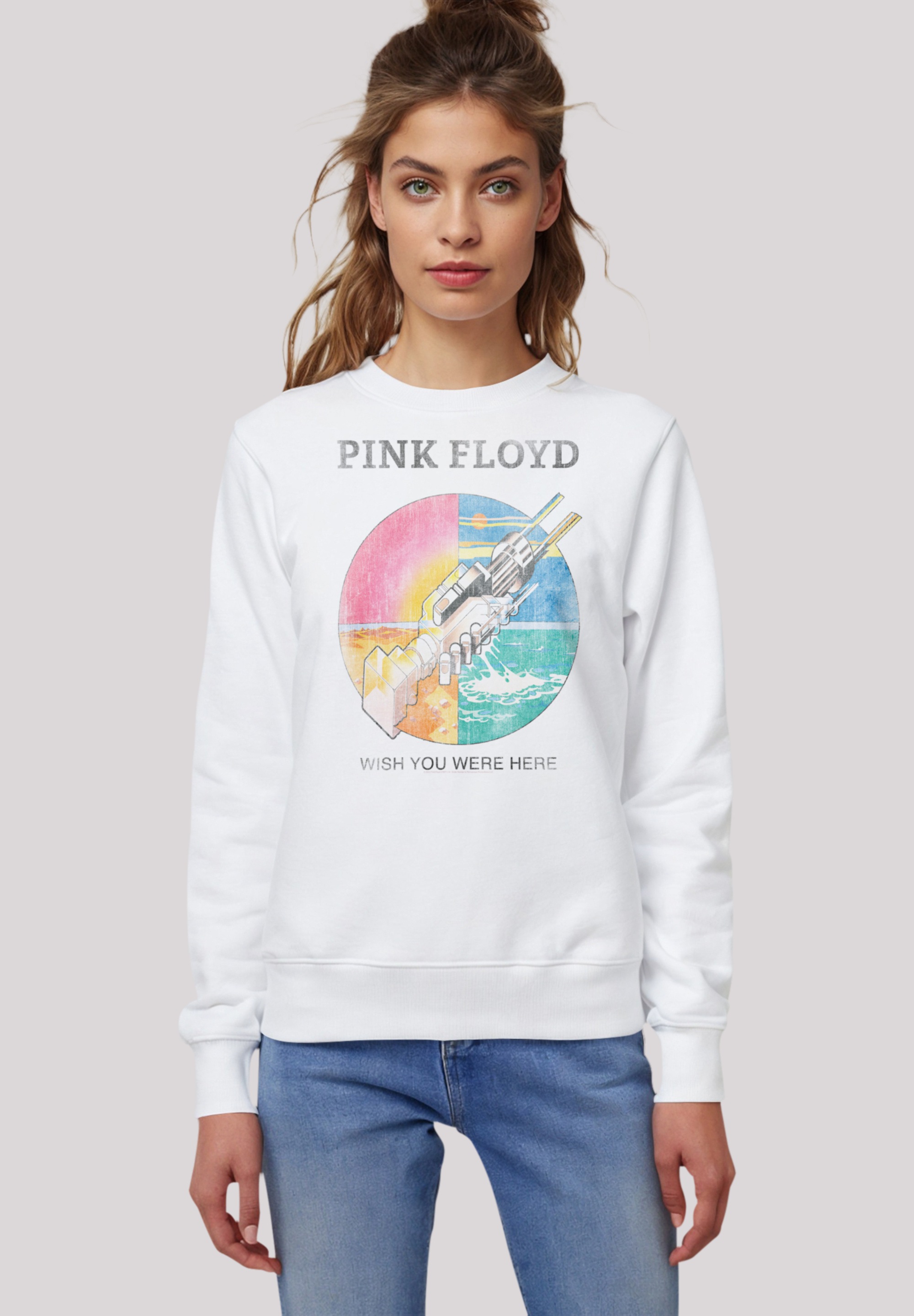 Sweatshirt »Pink Floyd Wish You Were Here«, Premium Qualität