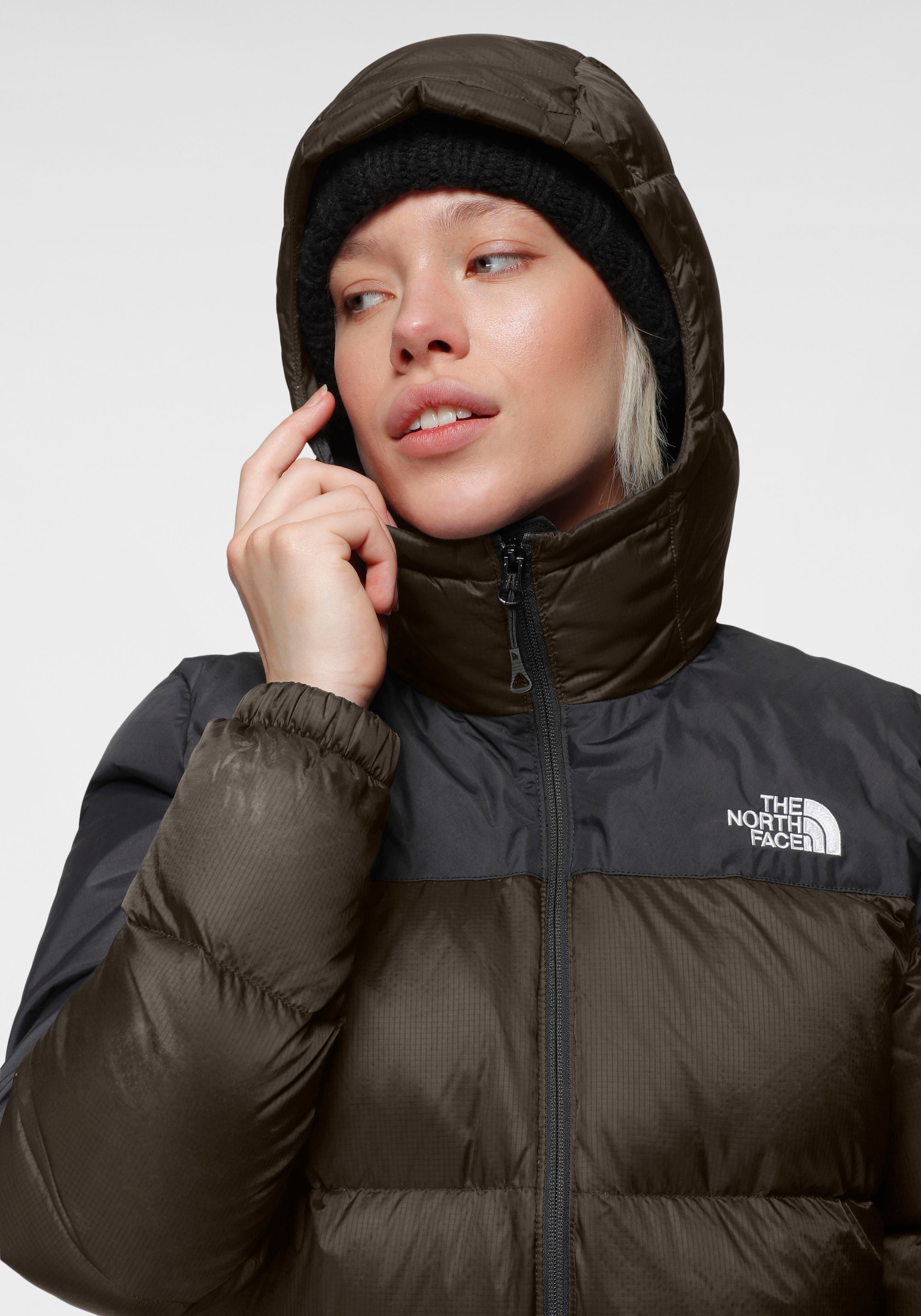 The North Face Daunenjacke »W DIABLO DOWN 2.0 HOODIE«, mit Kapuze, Winterjacke mit Logostickerei