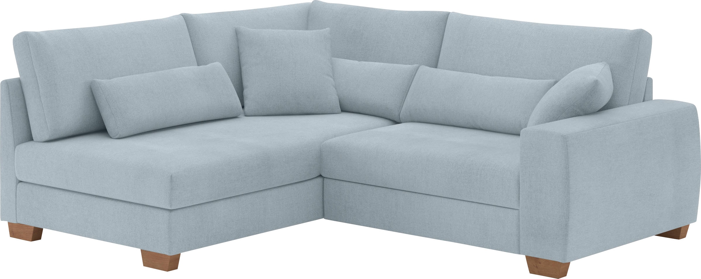 Mr. Couch Ecksofa »Helena L-Form«, Mit Federkern, wahlweise mit Bettfunktion und Taschenfederkern