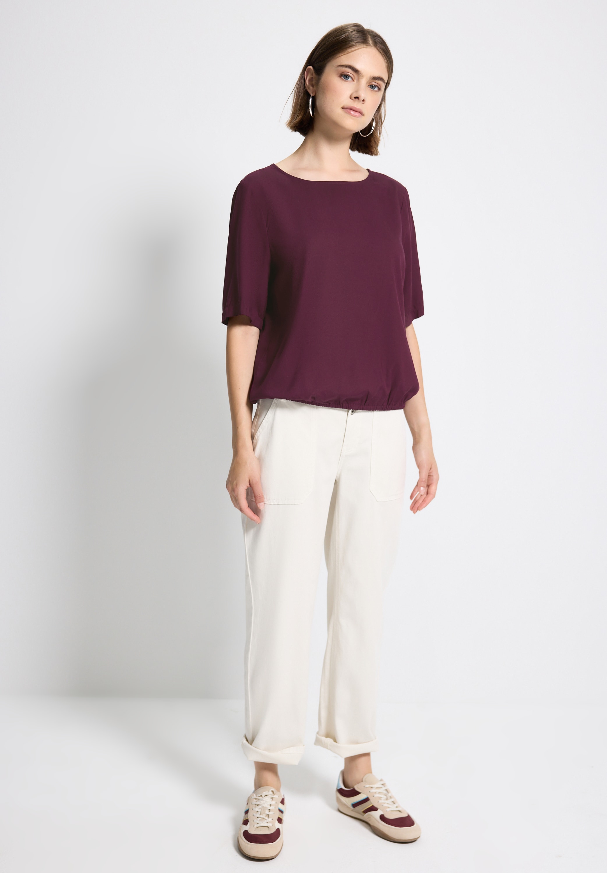 STREET ONE STUDIO Shirtbluse, aus softer Viskose