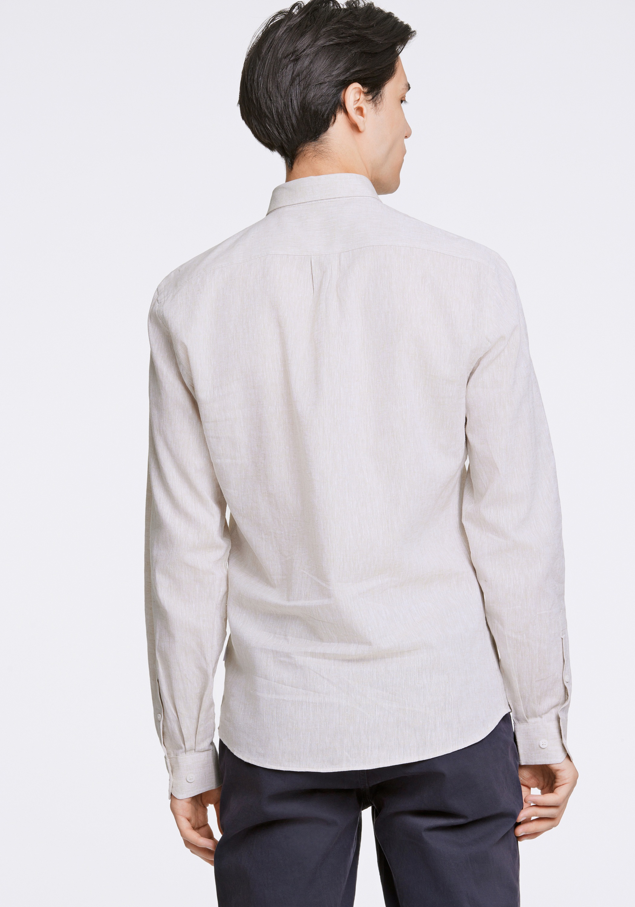 LINDBERGH Leinenhemd "Leinenhemd Slim Fit" günstig online kaufen