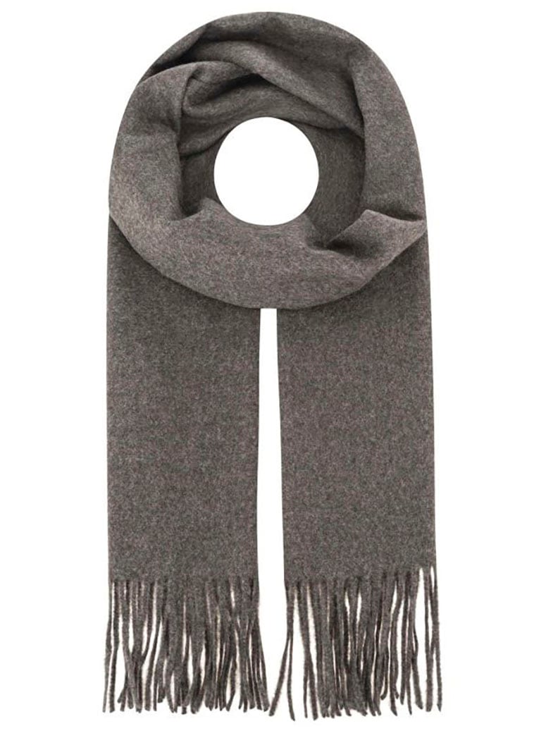 Zwillingsherz Schal ""Wollmix Uni"", mit Fransenabschluss günstig online kaufen