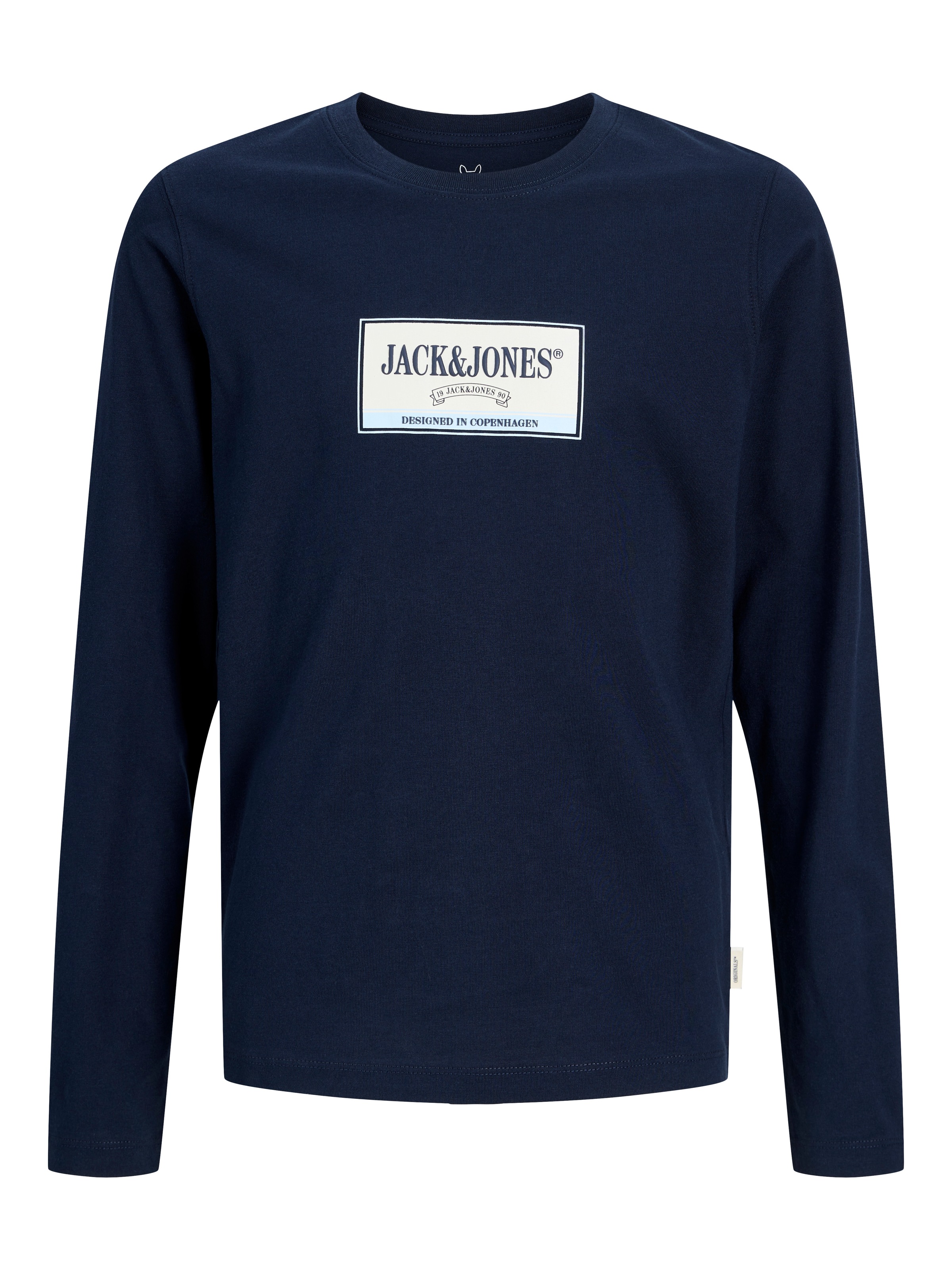 Jack & Jones Junior Langarmshirt »JORFREDERIKSBERG GRAPHIC BOX TEE LS JNR« Baumwolle, regular fit
