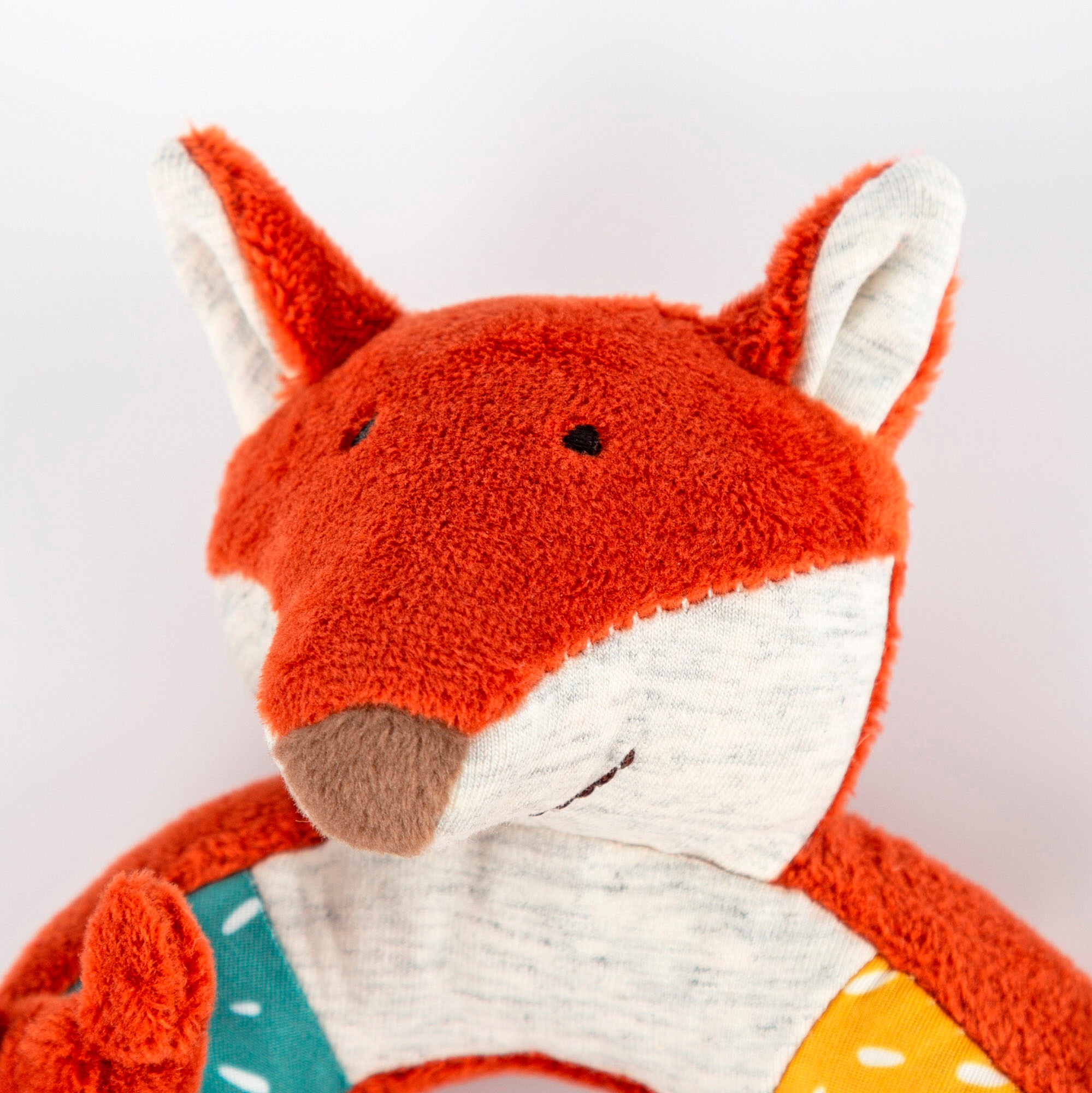 Sigikid Greifling »PlayQ, Yellow, Aktiv-Ring Fuchs«