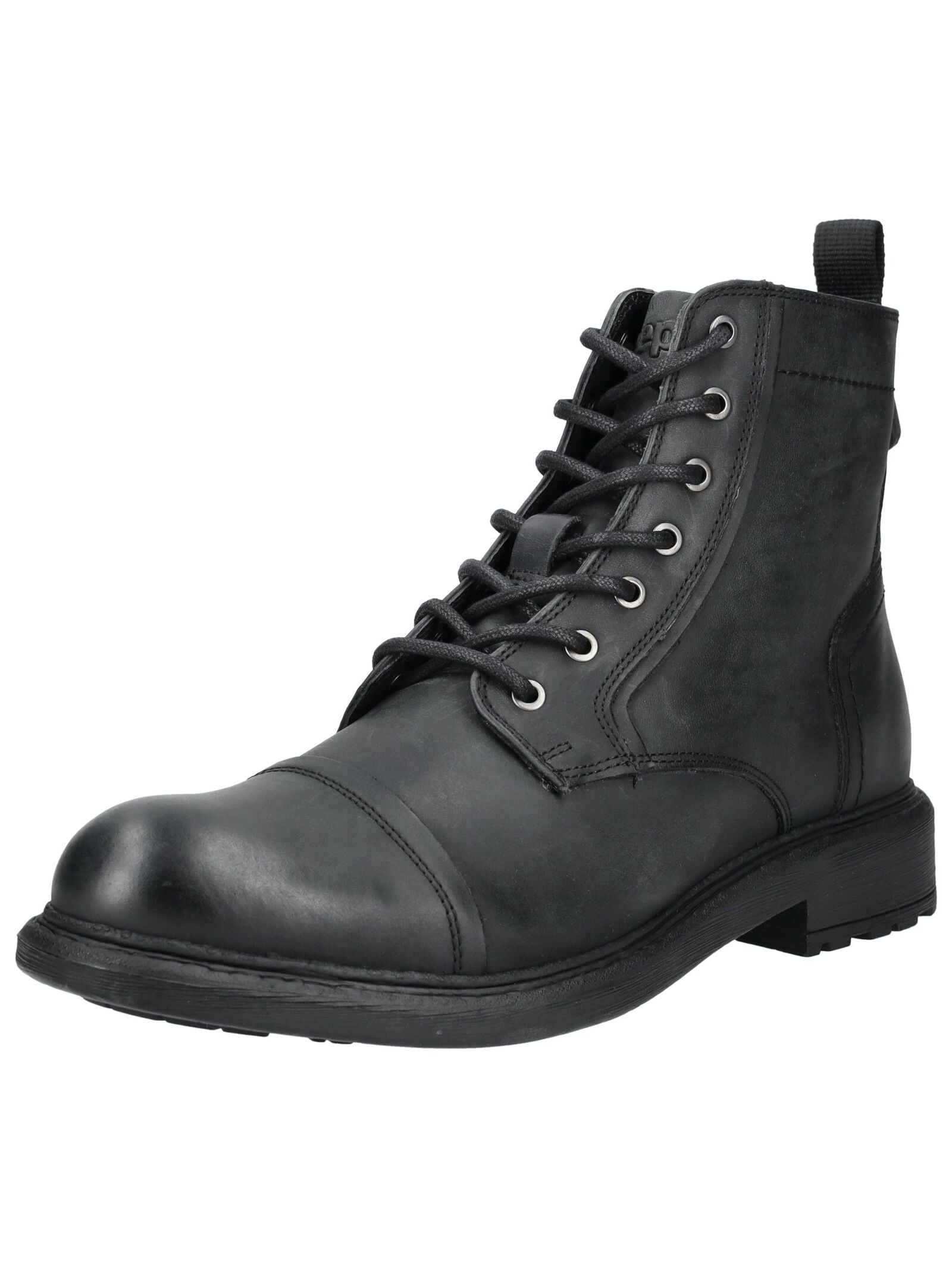 Jeep Schnürstiefelette "Jeep Stiefelette Leder" günstig online kaufen