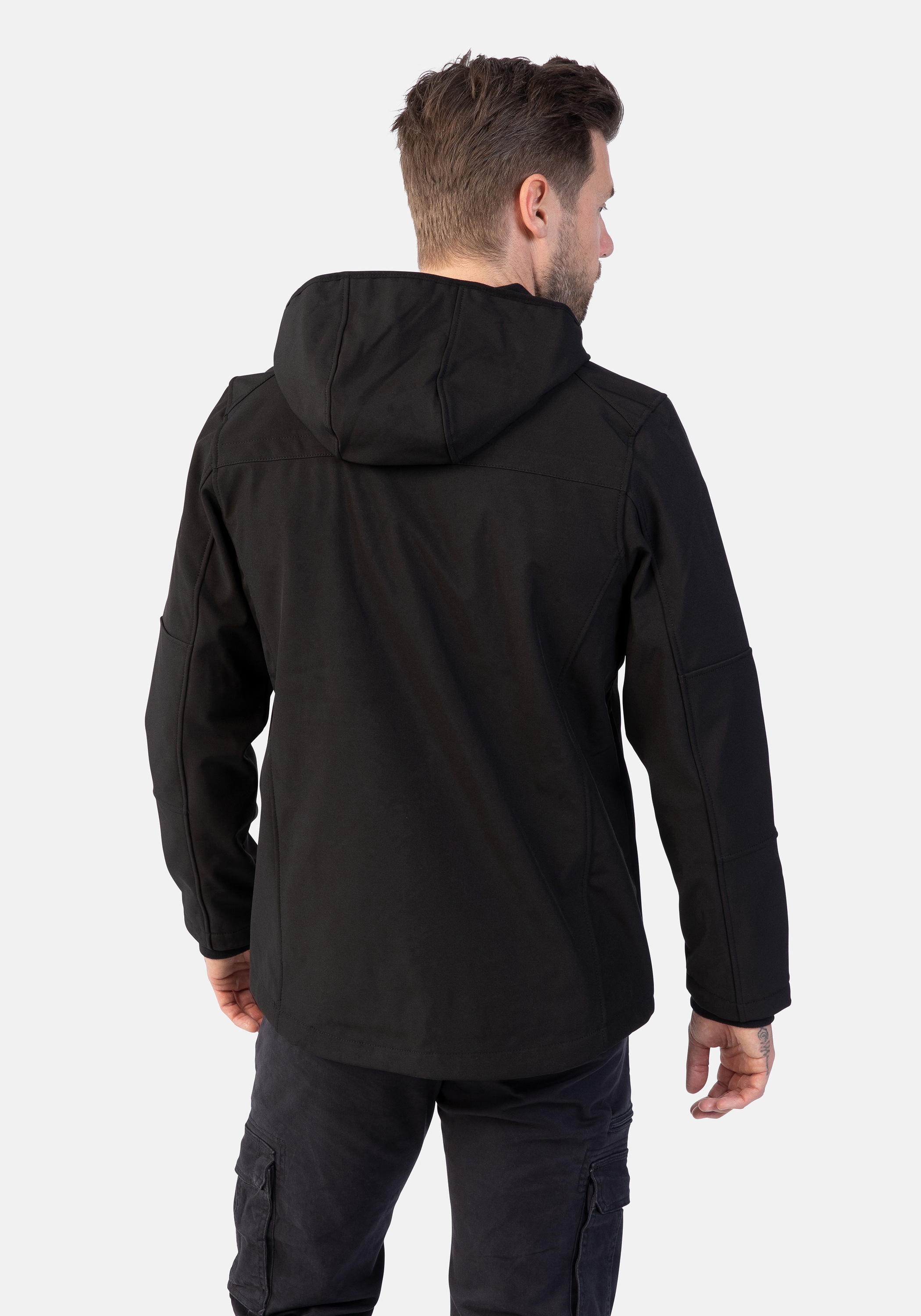 HERO by John Medoox Softshelljacke »JOEY Softshelljacke mit Fleecefutter«, Regular Fit Casual Softshell für Herren
